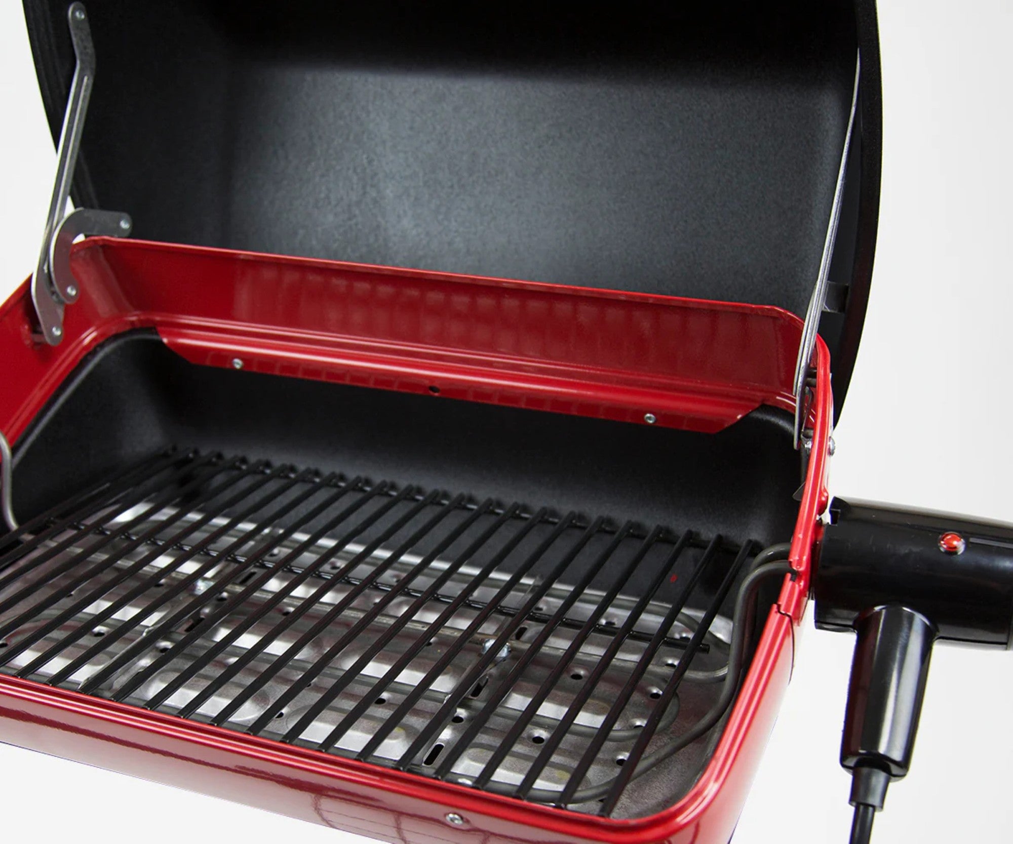 Americana 3-Zone Electric Tabletop BBQ Grill, Rotisserie-Ready with Window