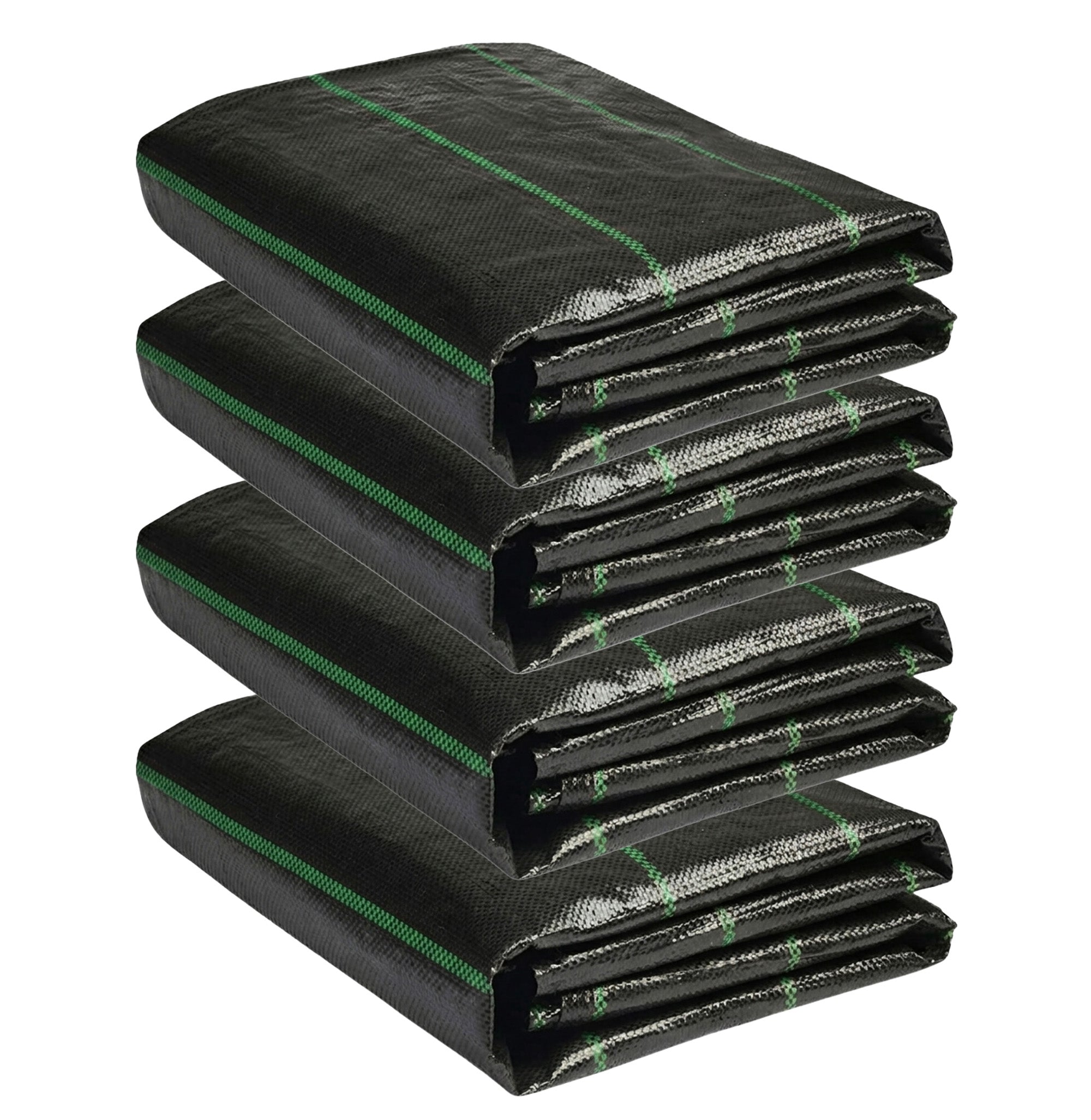 DeWitt 4 Pack Earthmat Woven 3' x 50' Ground Cover, Weed Control Garden Mat