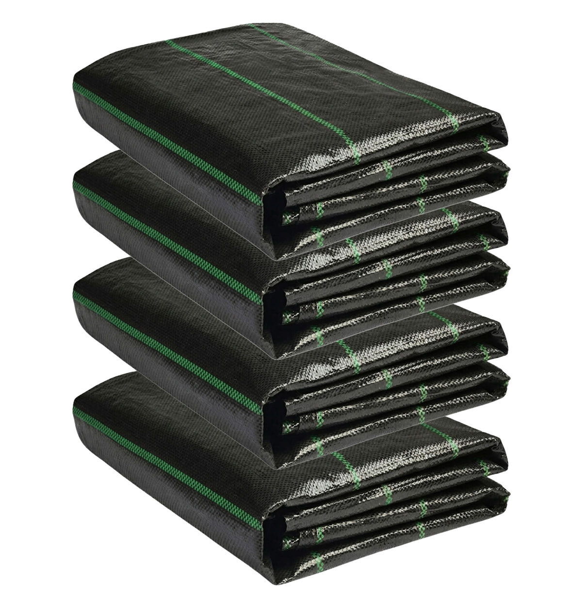 DeWitt 4 Pack Earthmat Woven 3' x 50' Ground Cover, Weed Control Garden Mat
