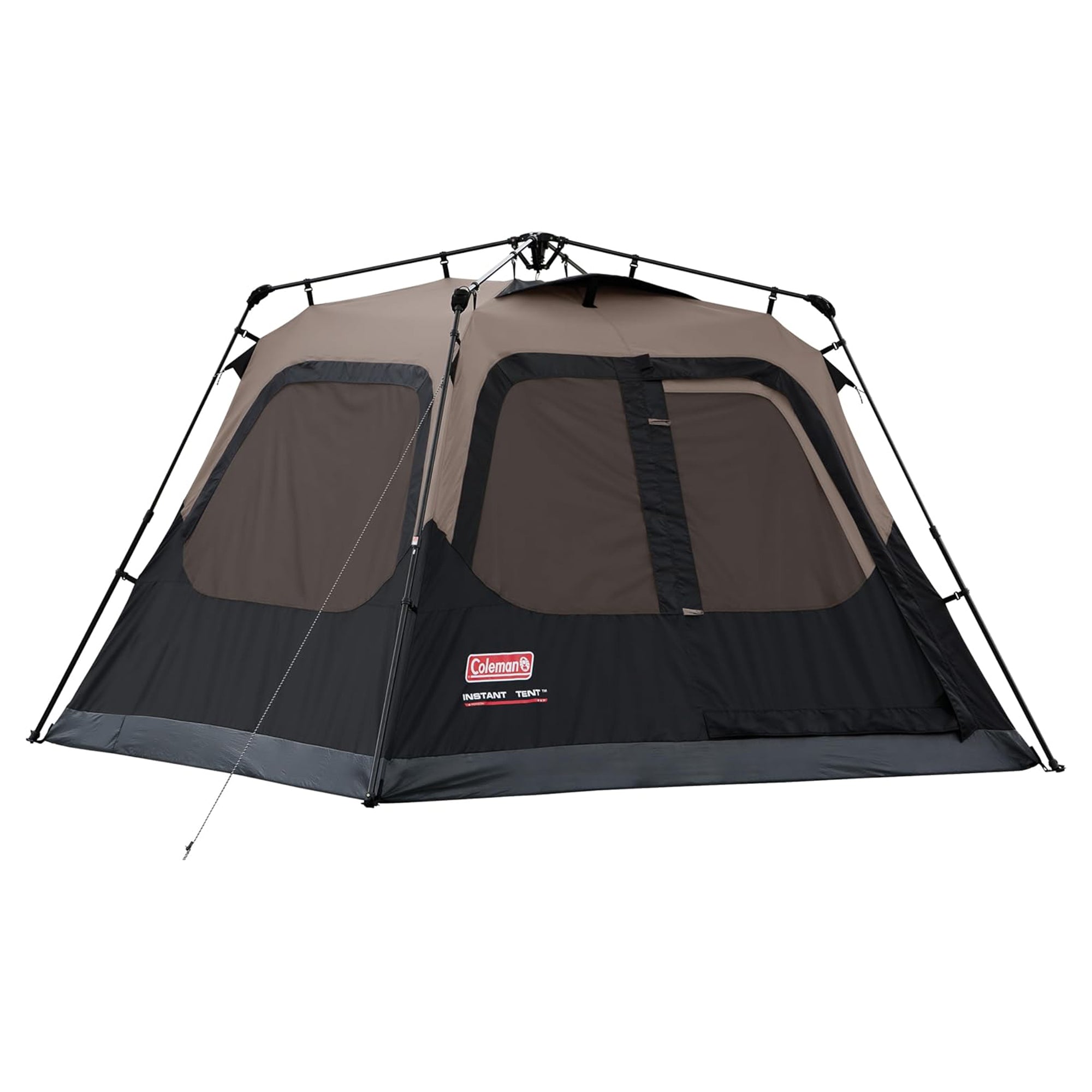 Coleman Instant Camping Tent, Large Durable Shelter with Poles and Carry Bag (Open Box)