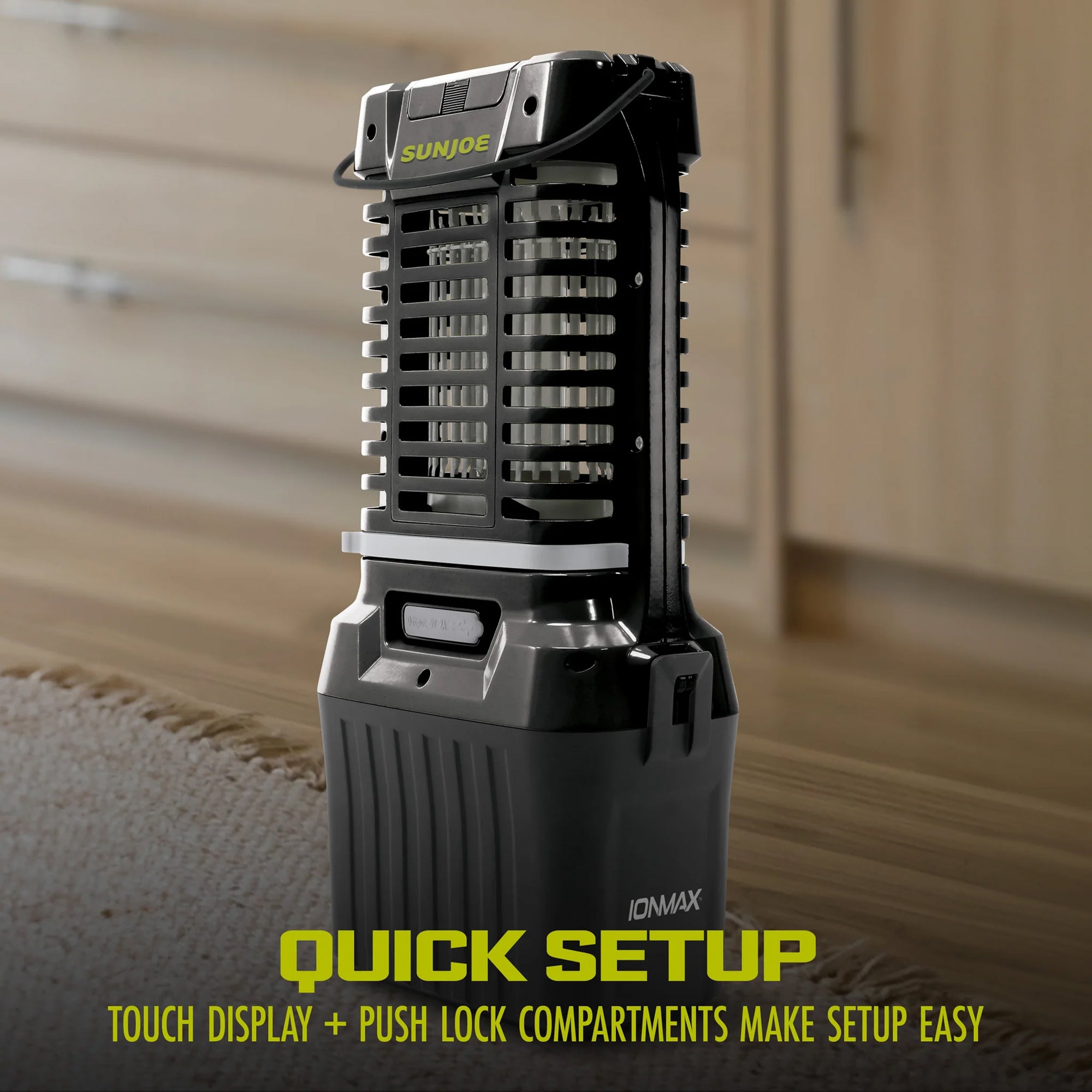 Sun Joe Cordless Indoor/Outdoor Bug Zapper, Battery and Charger, 24V-BZ100-LTE - VMInnovations
