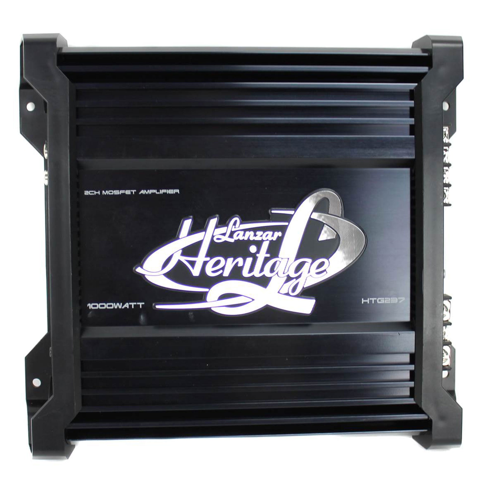 LANZAR 1000W 2 Channel Car Digital Power Amplifier and 8 Gauge Amp Kit
