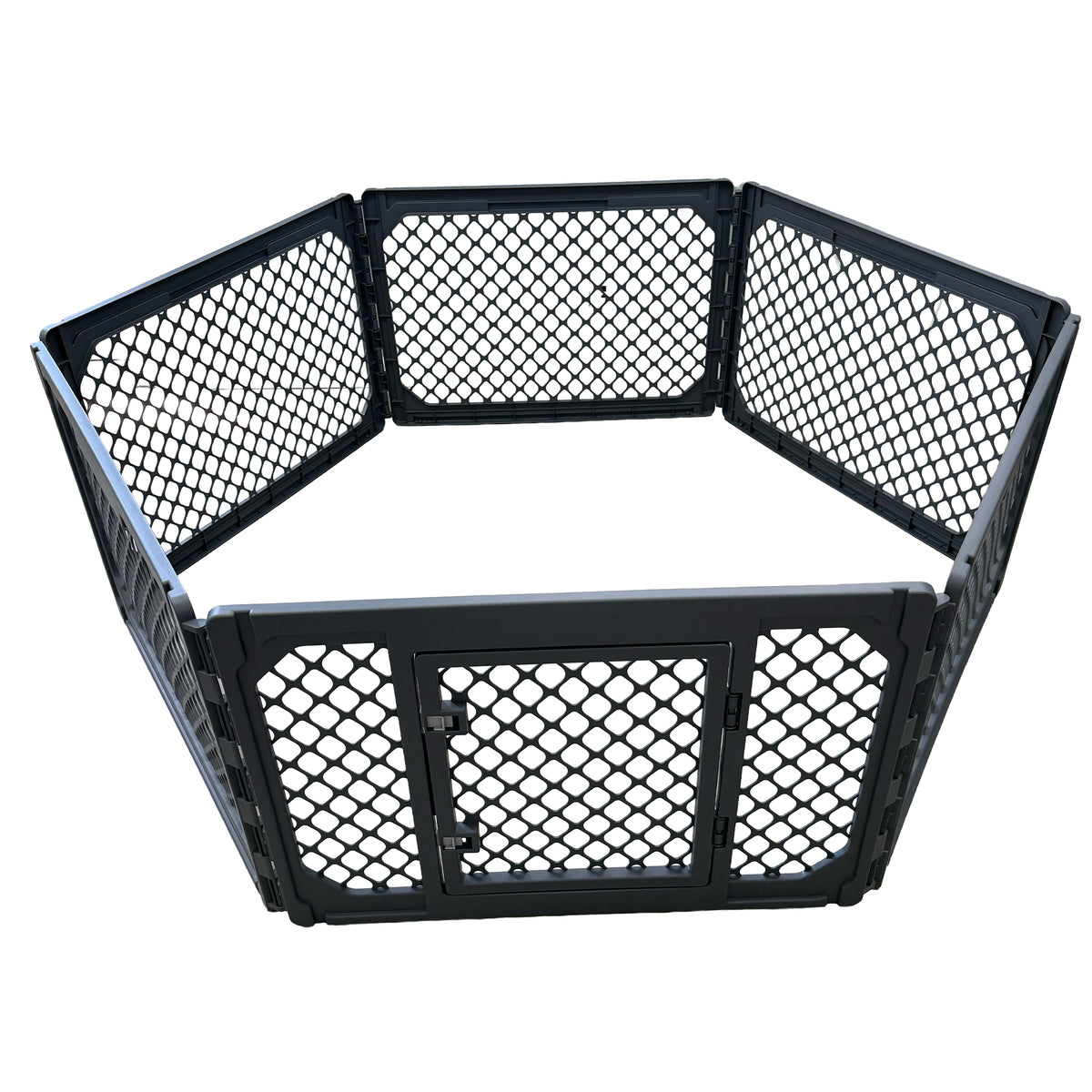 Mirapet 6-Panel Modular Dog and Puppy Playpen, Indoor/Outdoor (Open Box)