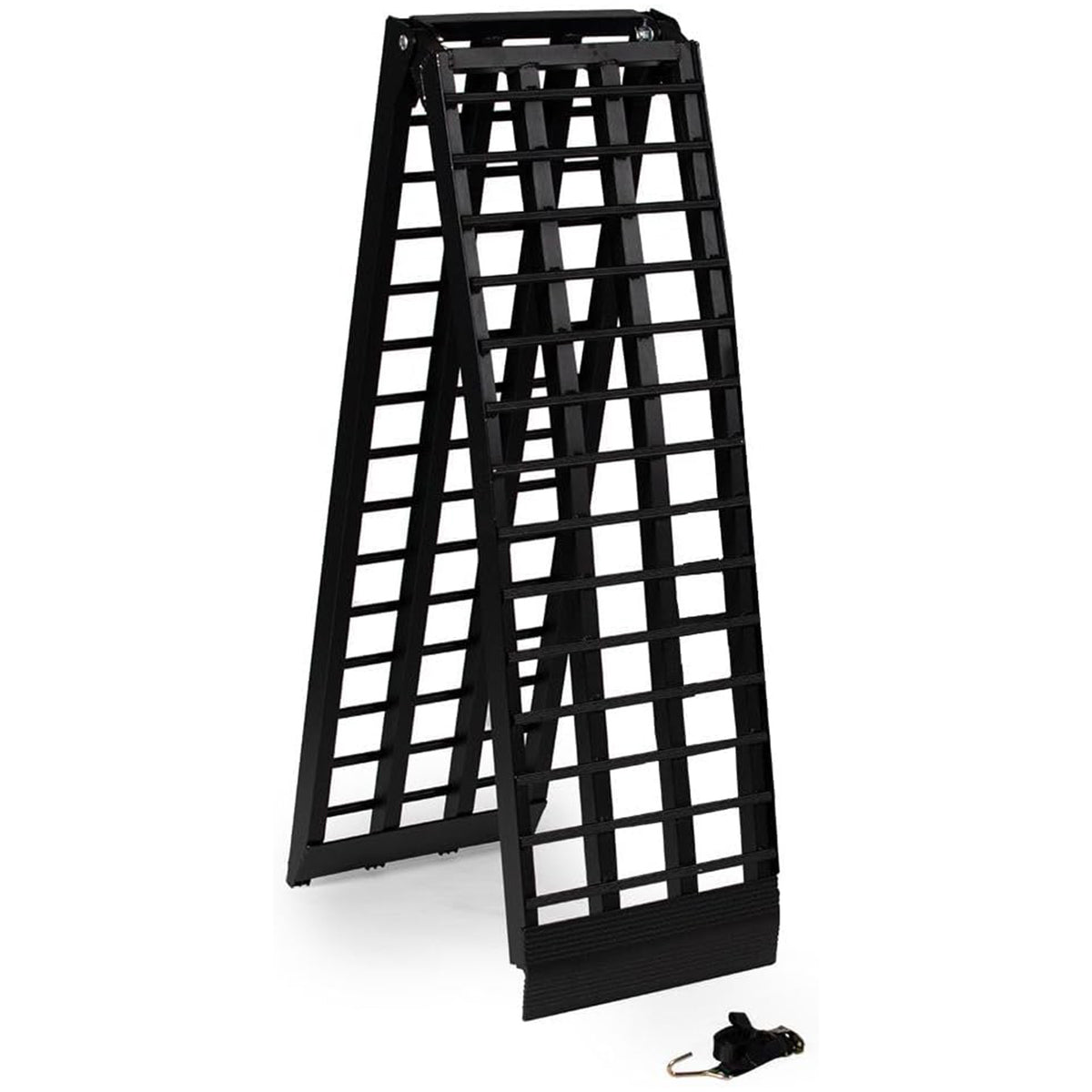 Titan Ramps 9 Foot Folding Motorcycle Loading Ramp, 4-Beam, 1,000 lb Capacity