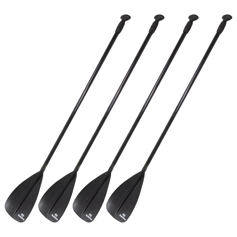 Solstice 3-Piece Carbon Fiber Adjustable Height Stand Up Paddle SUP (4 Pack)