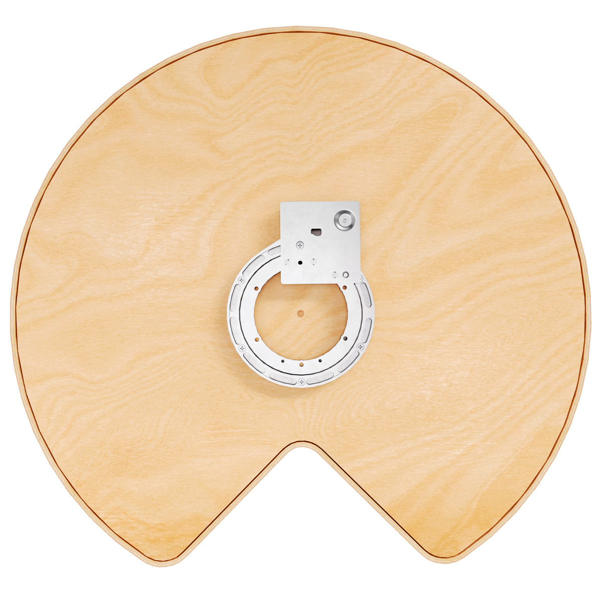 Rev-A-Shelf 28" Maple Kidney Shaped Lazy Susan for Corner Base Cabinets