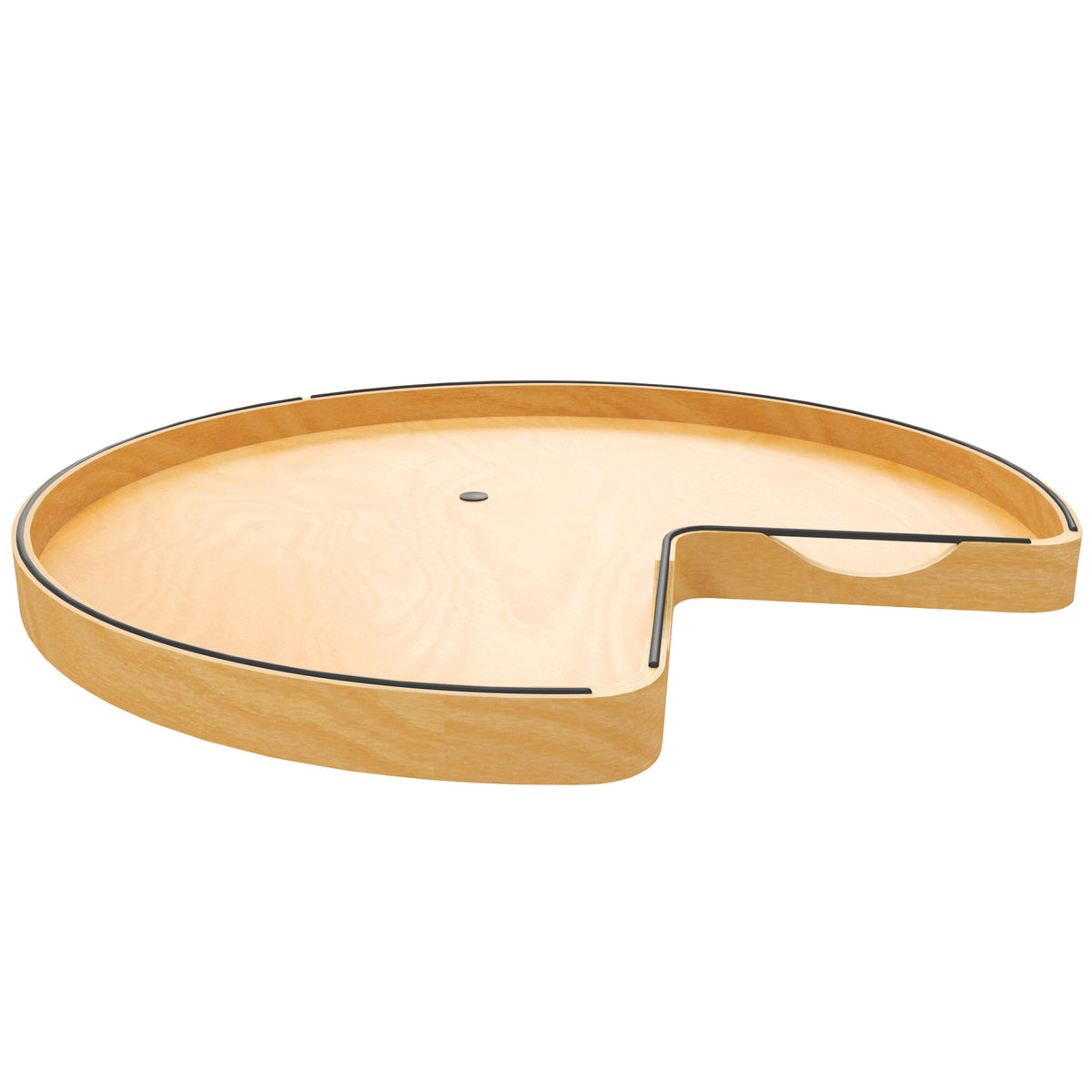 Rev-A-Shelf 32" Maple Kidney Shaped Lazy Susan for Corner Base Cabinets