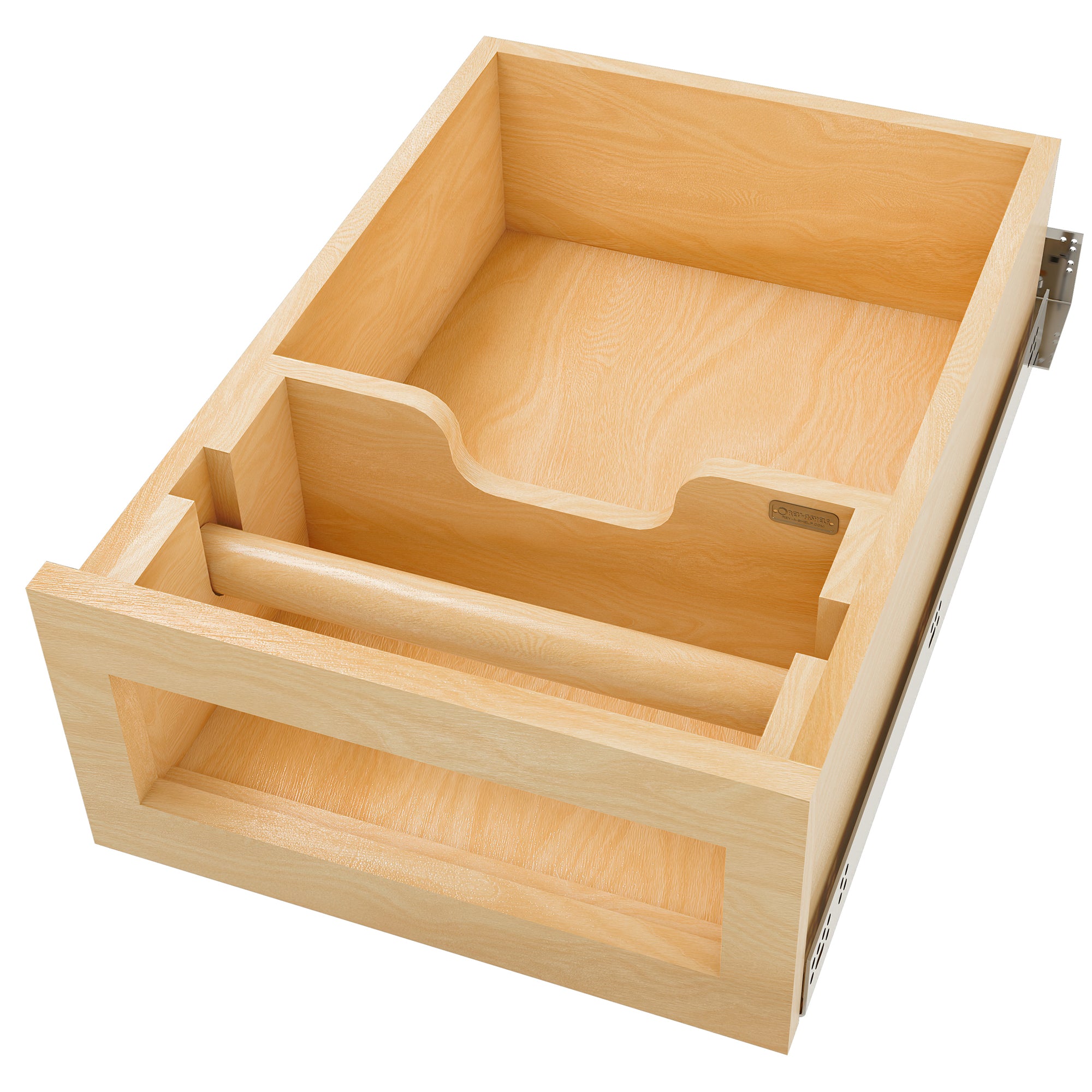 Rev-A-Shelf Kitchen Paper Towel Holder with Soft-Close for 18” Base Cabinets