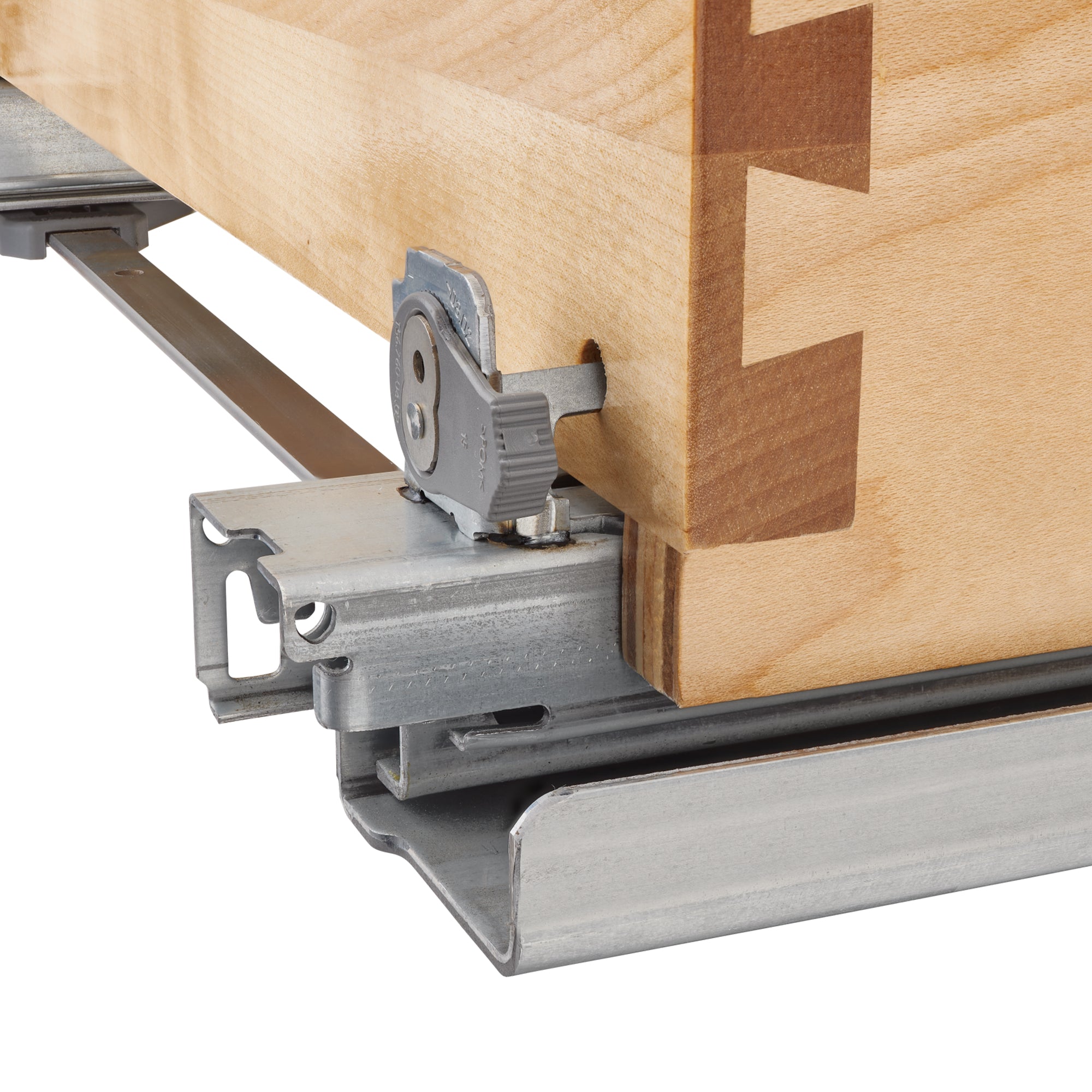 Rev-A-Shelf Wood Double Pullout Waste Container, Soft-Close, 32 qt, Silver - VMInnovations