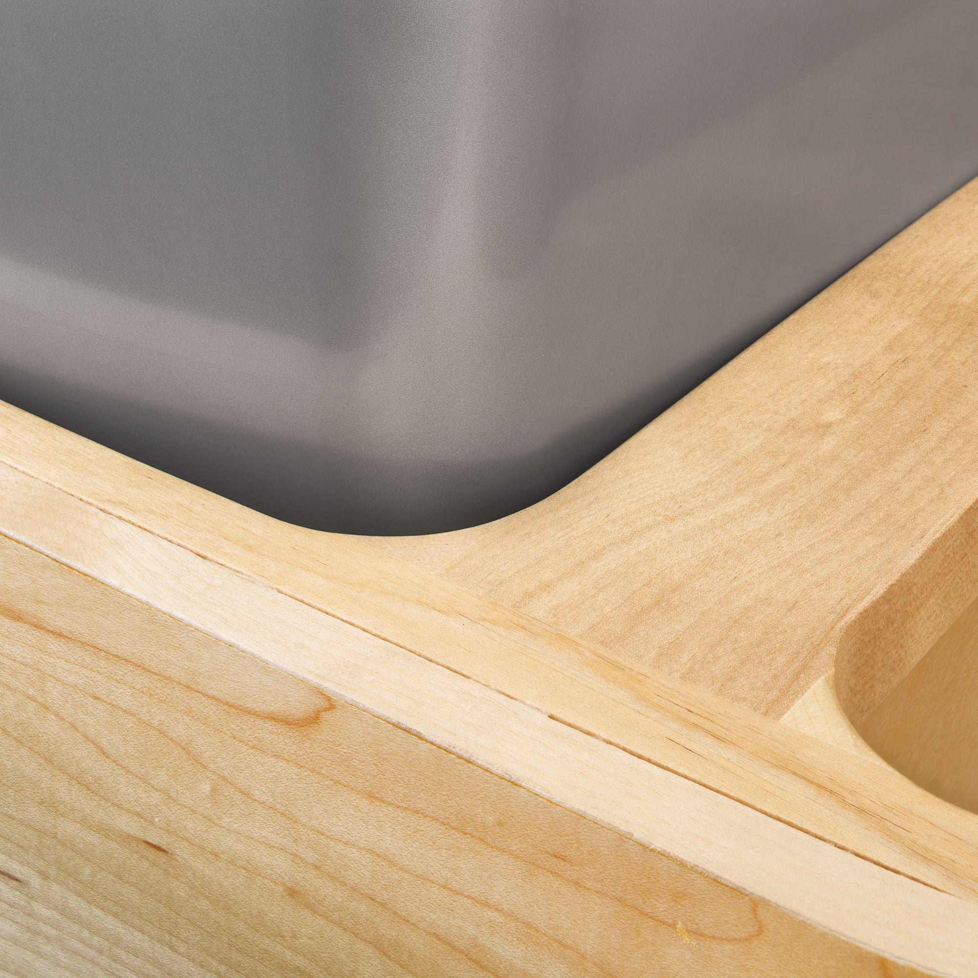 Rev-A-Shelf Wood Double Pullout Waste Container, Soft-Close, 50 qt, Silver - VMInnovations