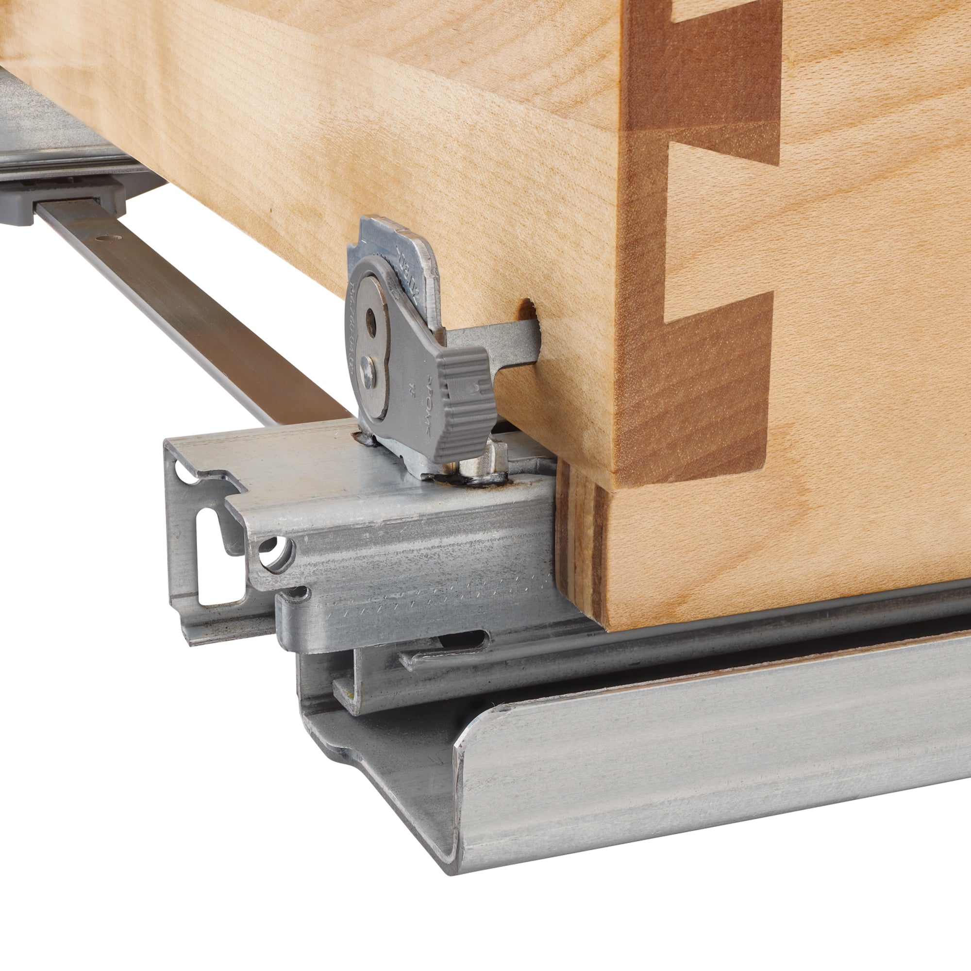 Rev-A-Shelf Wood Double Pullout Waste Container, Soft-Close, 50 qt, Silver - VMInnovations
