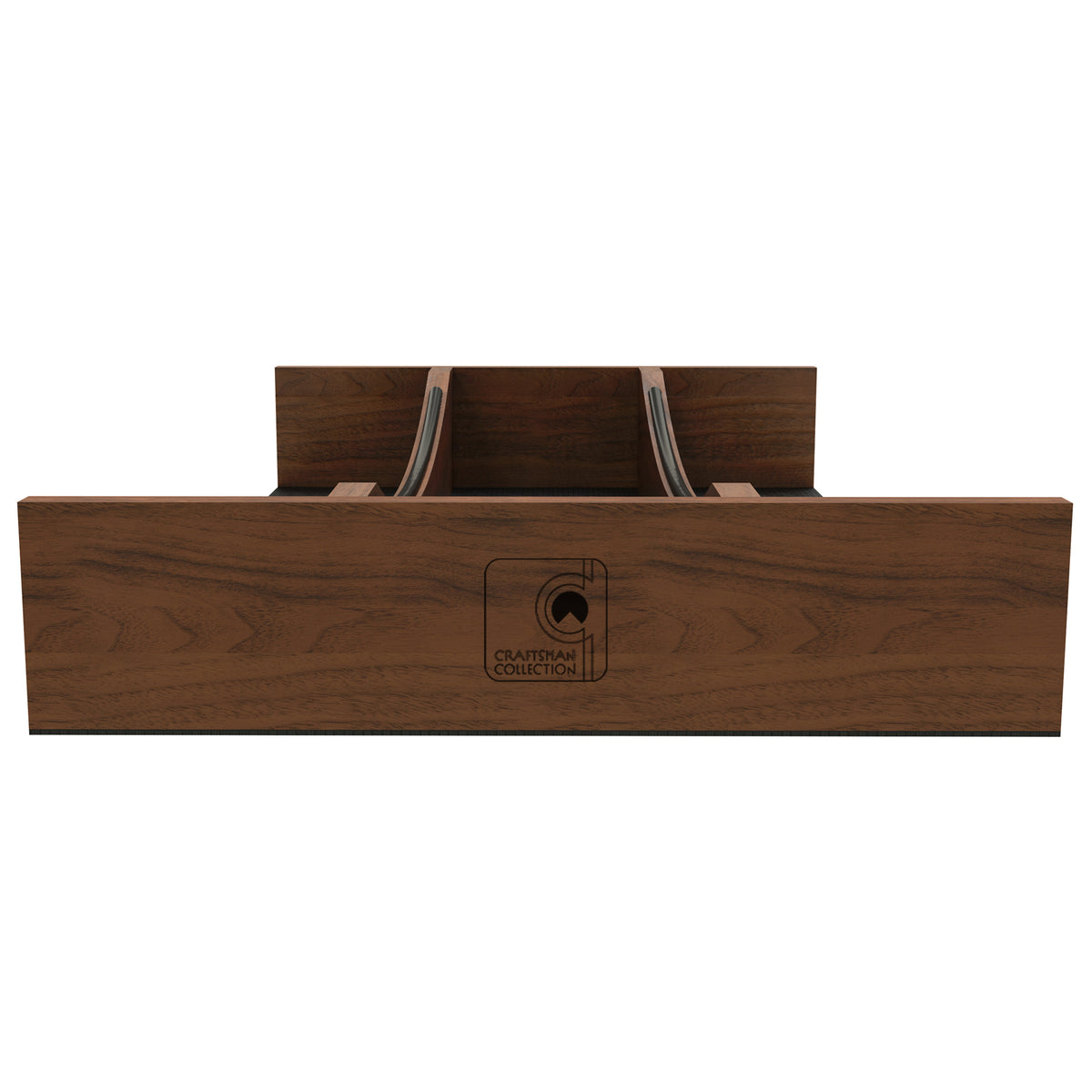 Rev-A-Shelf Utensil Insert, Black Accents, Walnut, 10.24 in., 4WUTCC-WN-15MB-1
