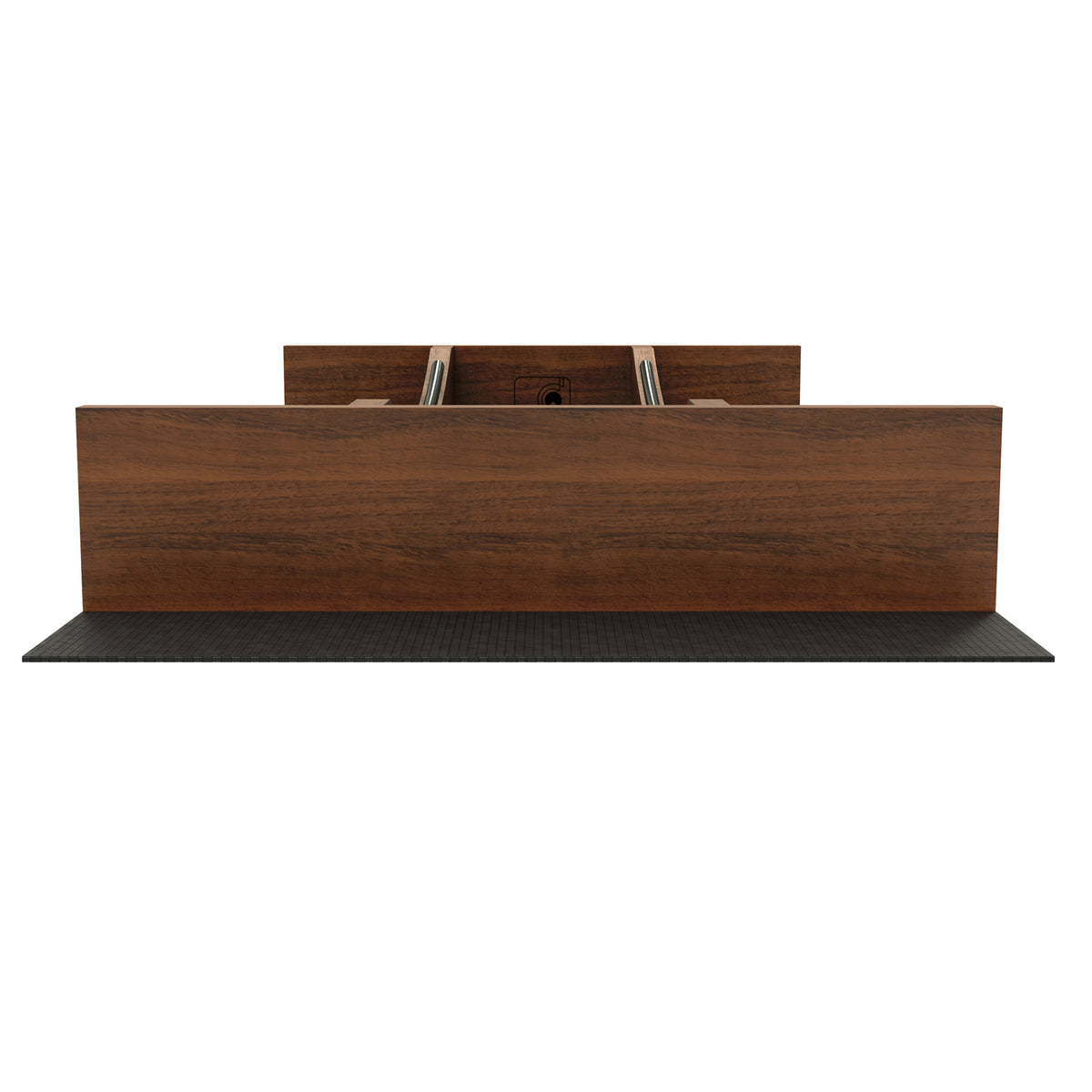 Rev-A-Shelf Utensil Insert, Black Accents, Walnut, 10.24 in., 4WUTCC-WN-15MB-1