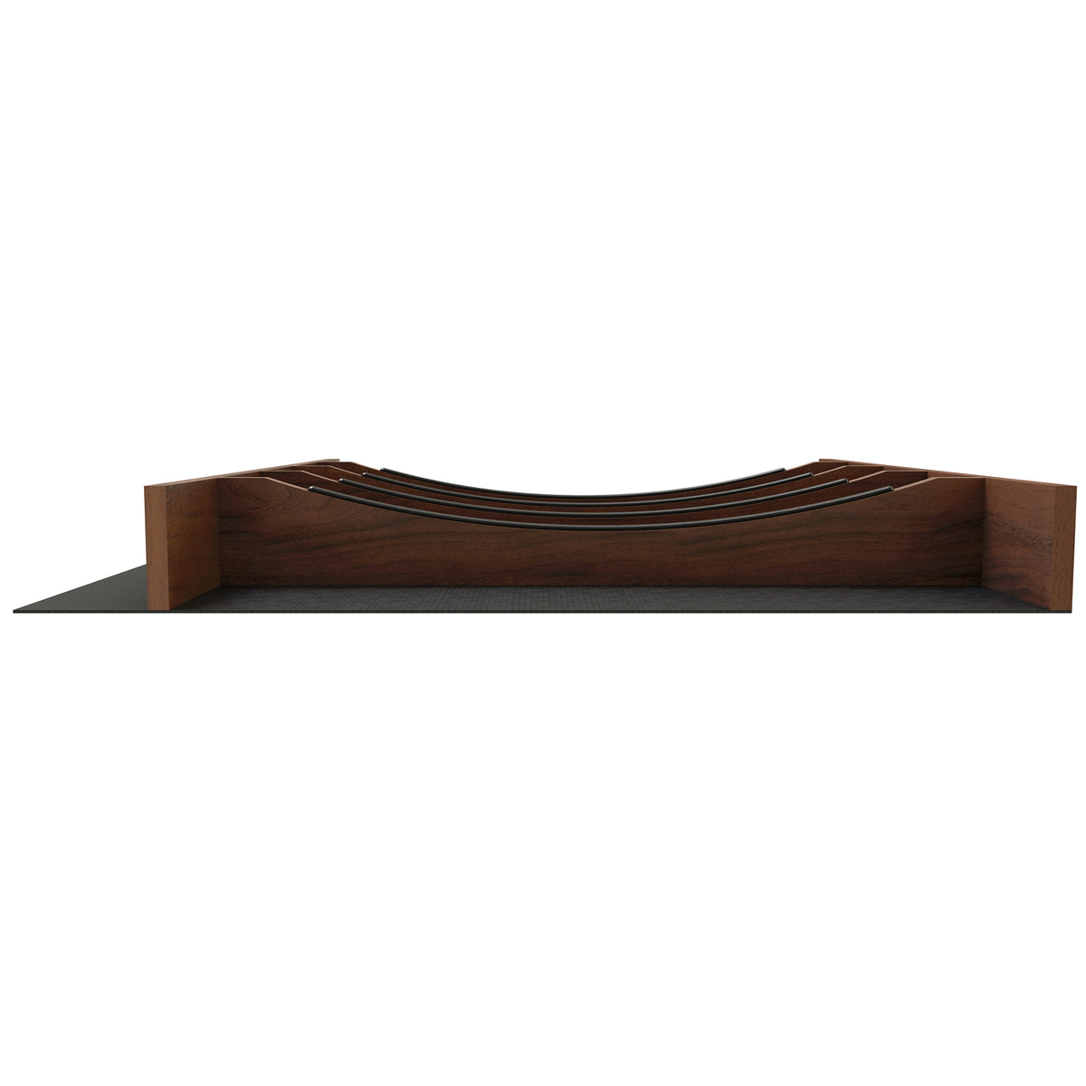 Rev-A-Shelf Utensil Insert, Black Accents, Walnut, 19.25 in., 4WUTCC-WN-24MB-1