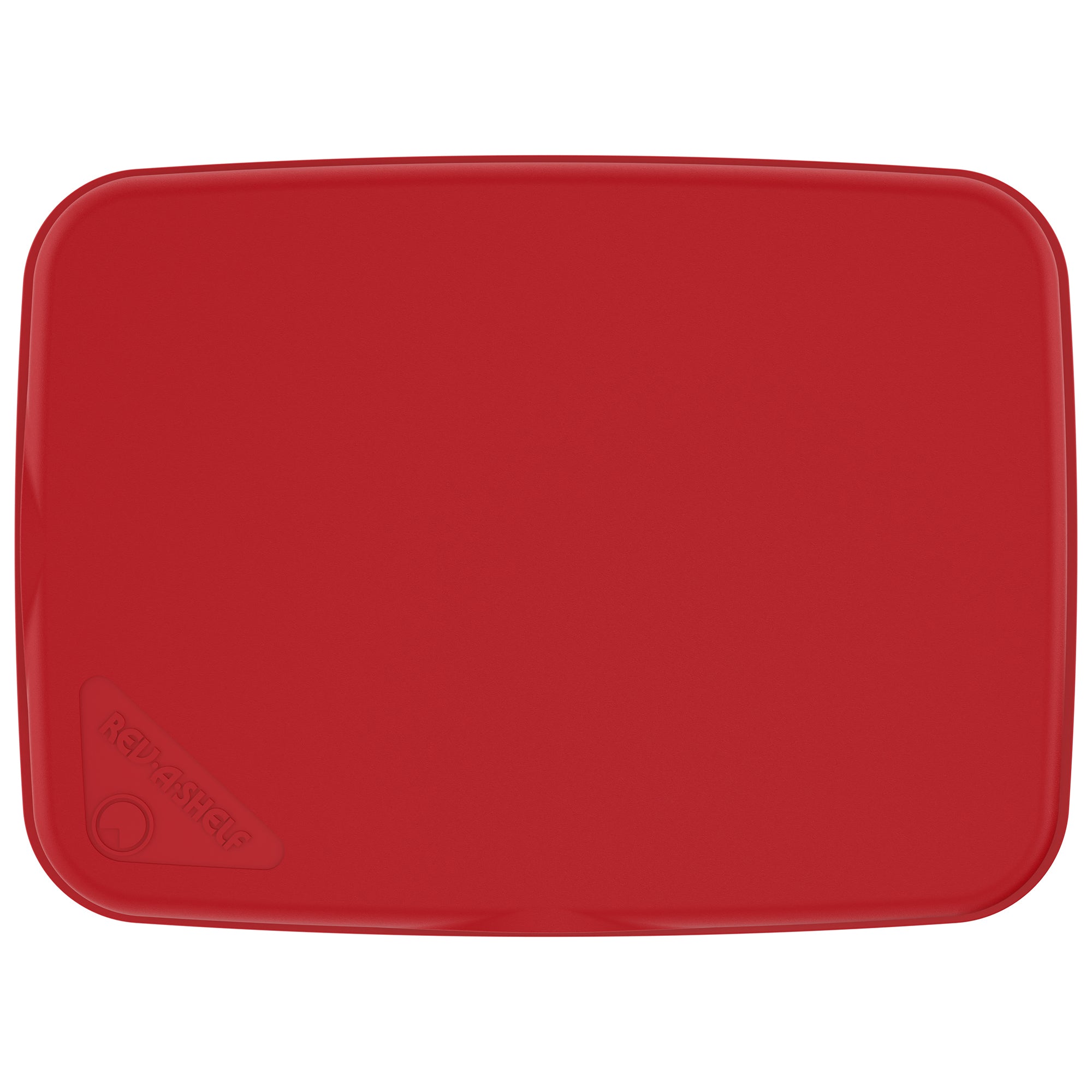 Rev-A-Shelf Kitchen Waste Container & Trash Can Lid, Fits 35 & 50 Qt, Red