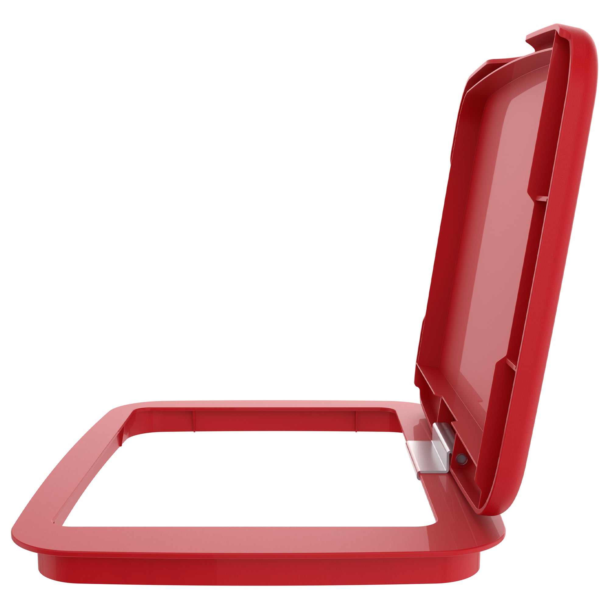 Rev-A-Shelf Kitchen Waste Container & Trash Can Lid, Fits 35 & 50 Qt, Red