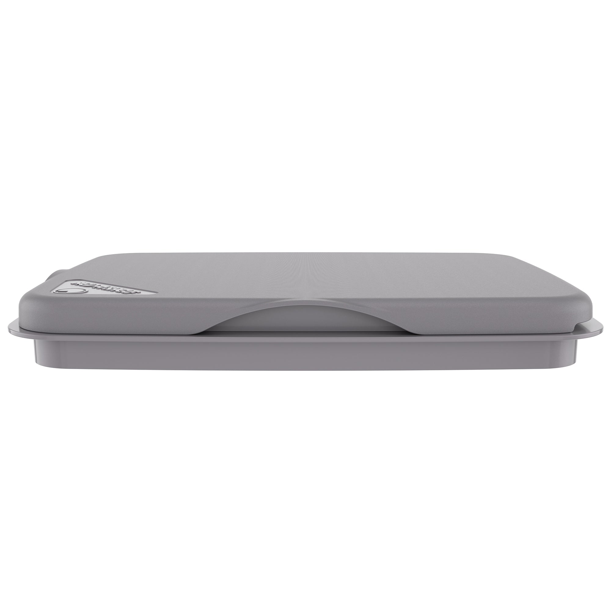 Rev-A-Shelf Kitchen Waste Container & Trash Can Lid, 35 & 50 Qt, Metallic Silver