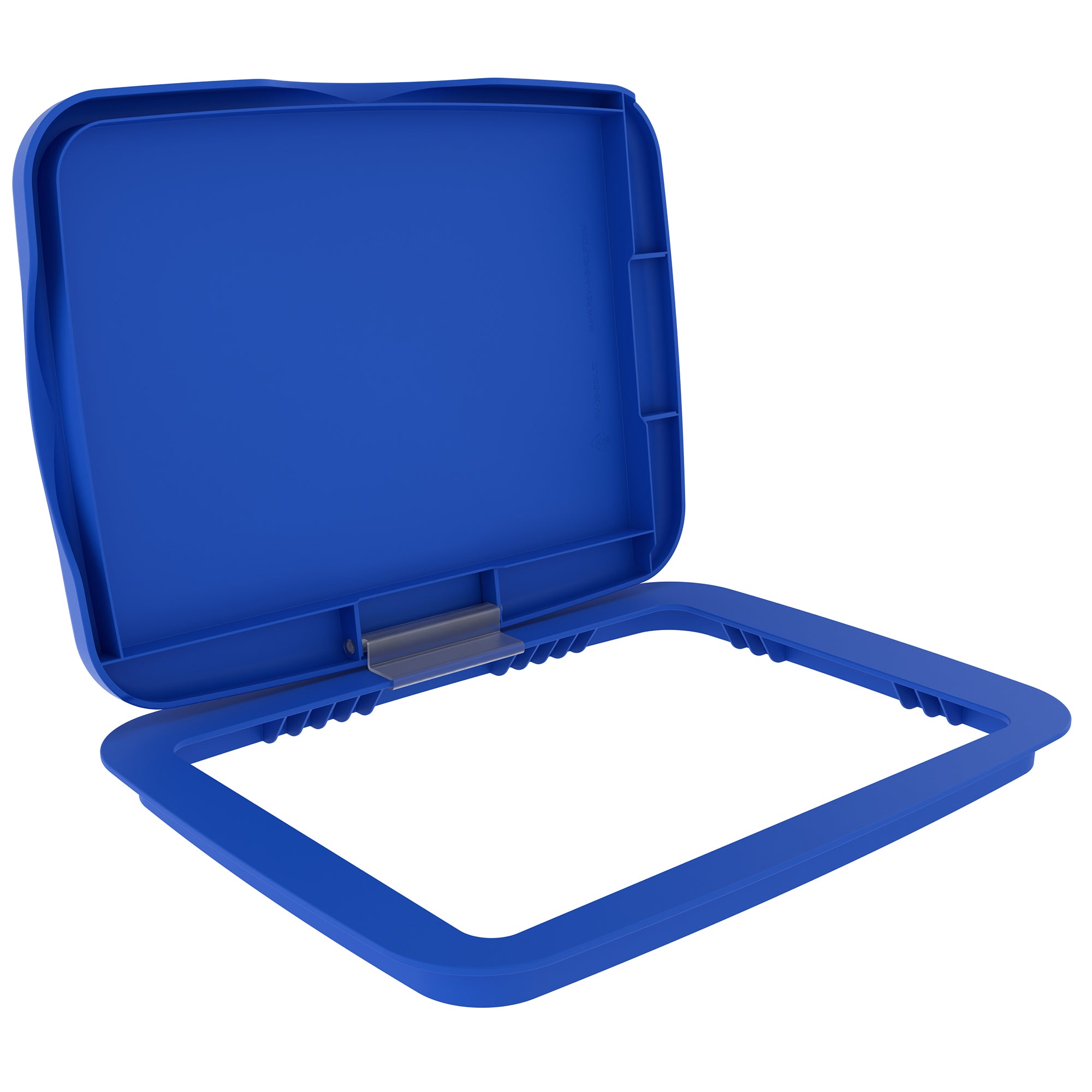 Rev-A-Shelf Kitchen Waste Container & Trash Can Lid, Fits 35 & 50 Qt, Blue