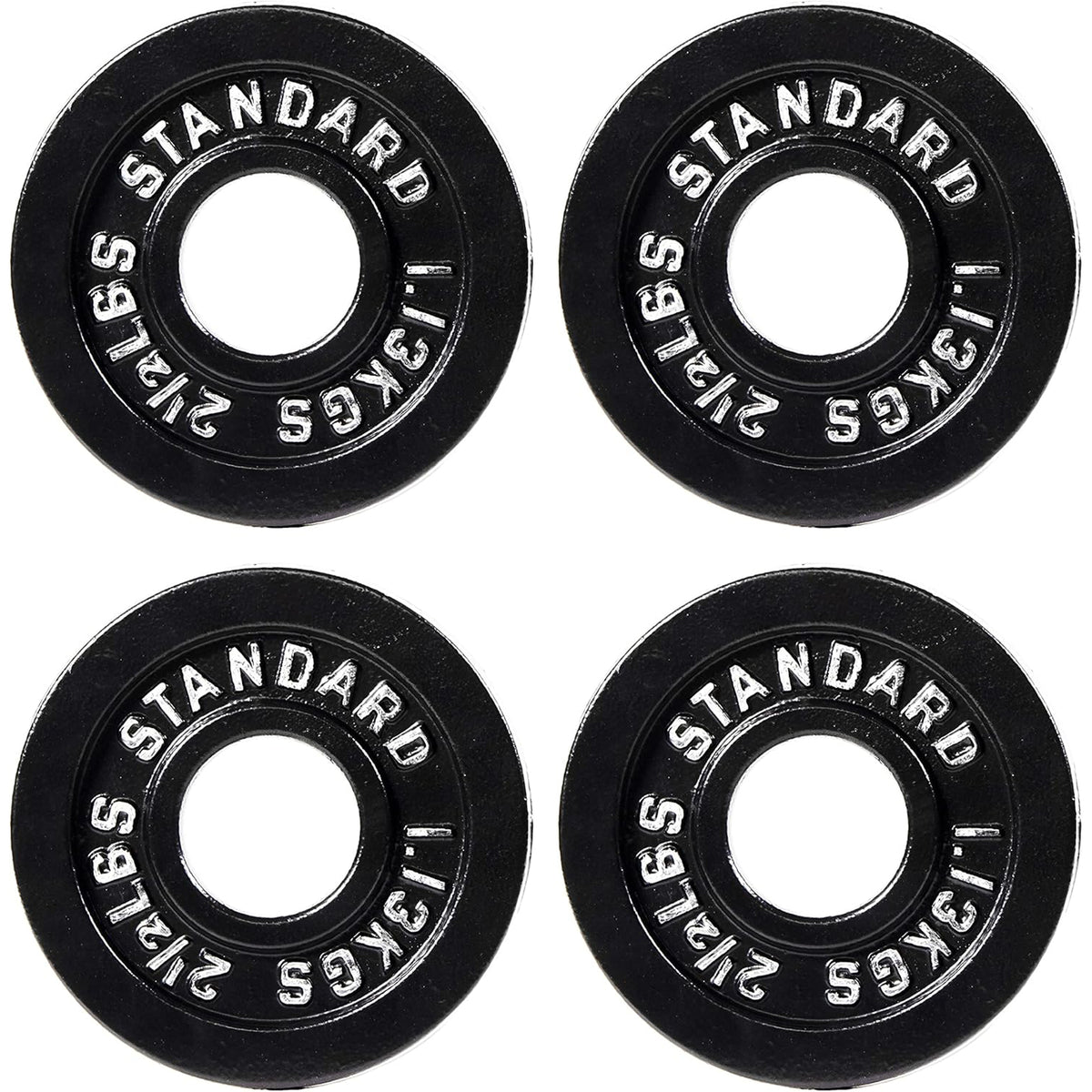 Fitvids 2.5 lb Cast Iron Grip Weight Plate, Olympic Plate for Strength Training