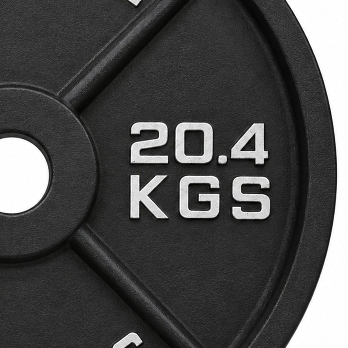 Fitvids 45 lb Cast Iron Grip Weight Plate, Olympic Plate for Strength Training