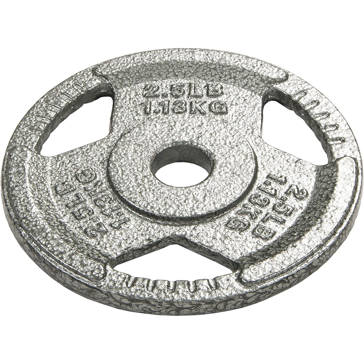 Fitvids 2.5 lb Cast Iron Grip Weight Plate, Set of 4 Olympic Plate for Home Gym