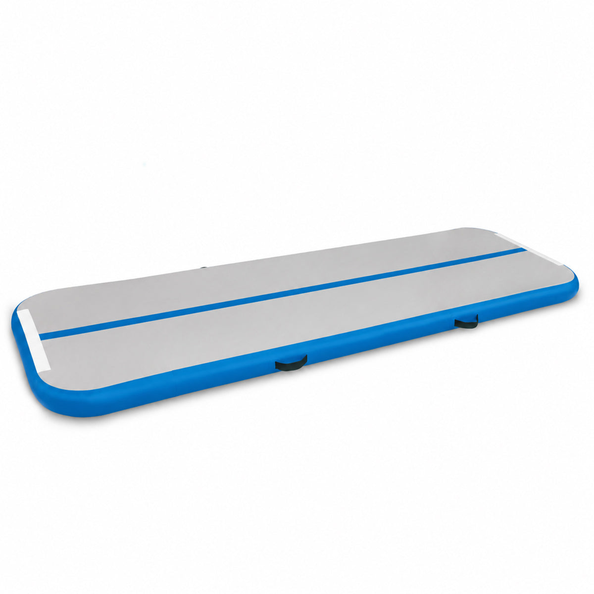 Fitvids 10 Ft Inflatable Gymnastics Mat, Air Track Mat with Electric Pump, Blue