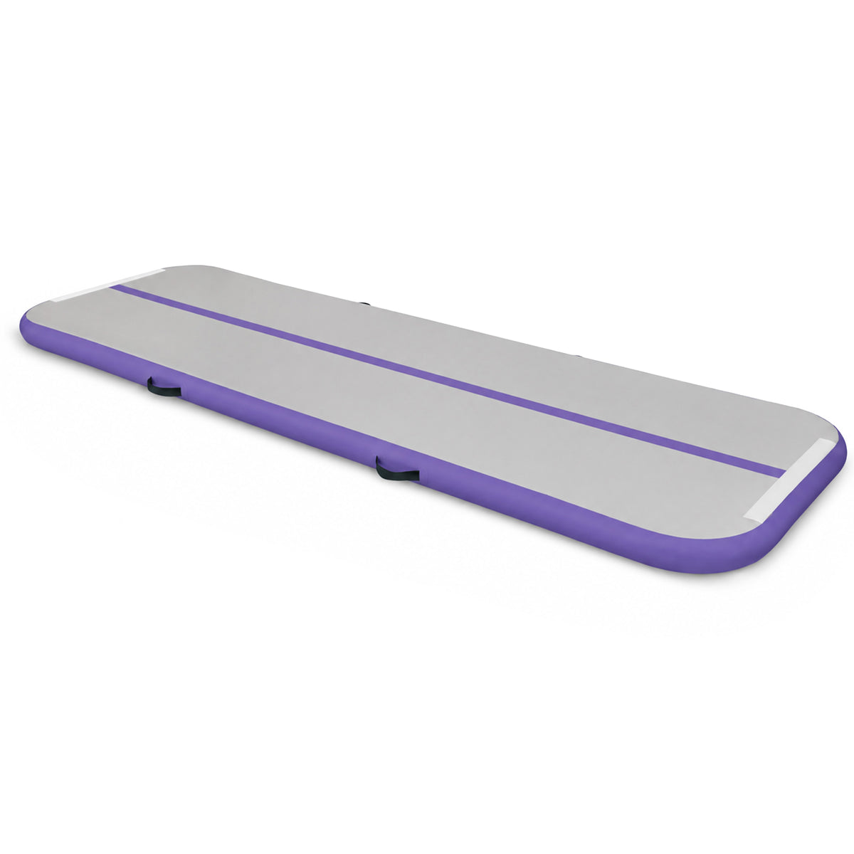 Fitvids 10 Ft Inflatable Gymnastics Mat, Air Track Mat, Electric Pump, Purple