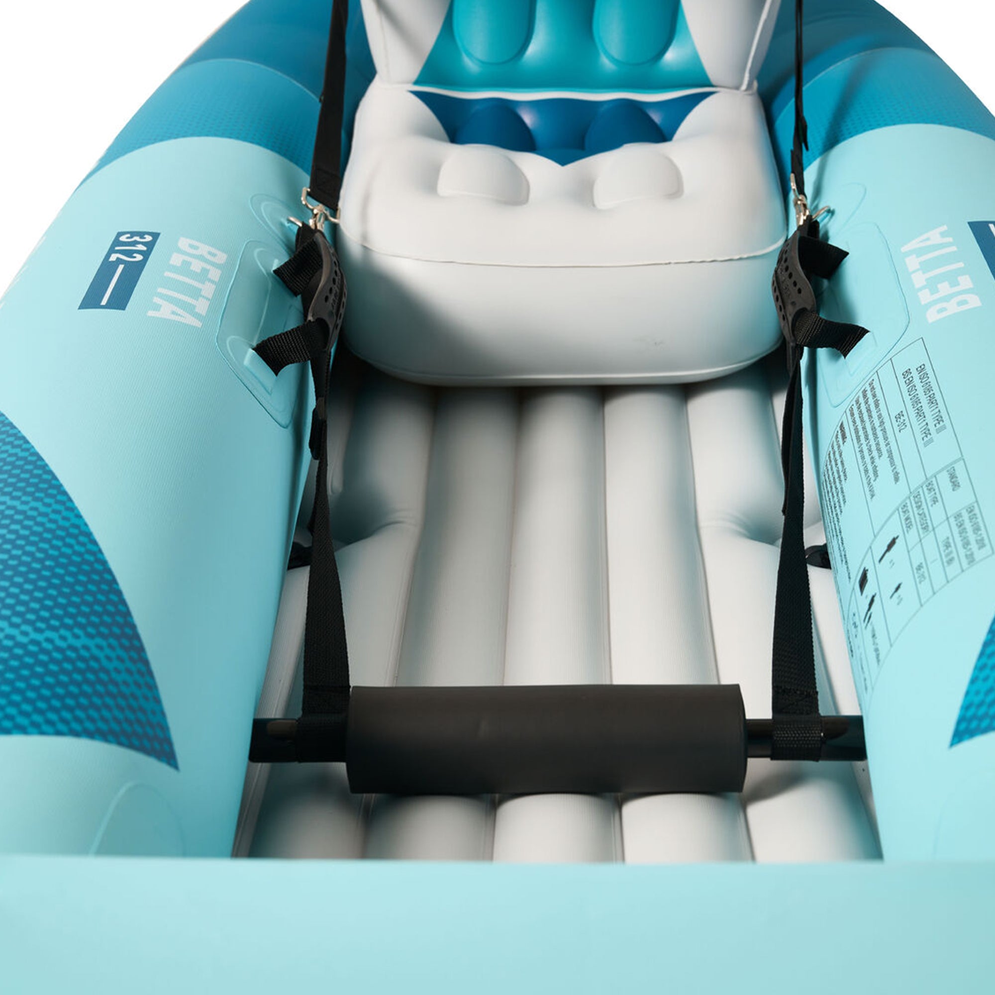 Aqua Marina Betta 13'6" Tandem Recreational Inflatable Kayak, Lightweight
