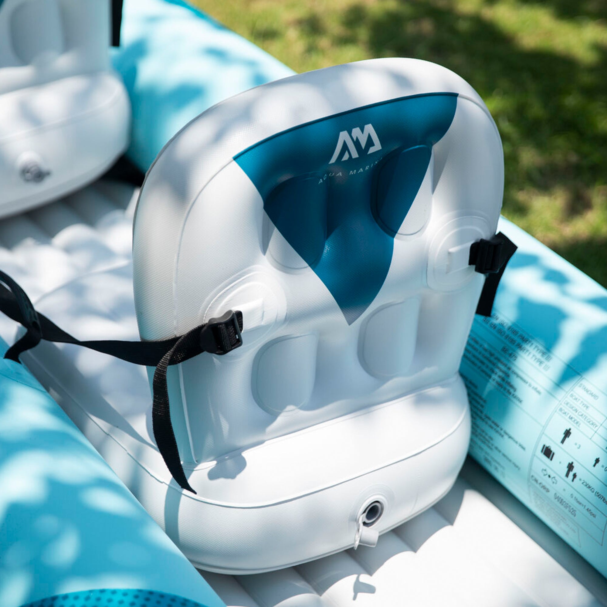 Aqua Marina Betta 13'6" Tandem Recreational Inflatable Kayak, Lightweight