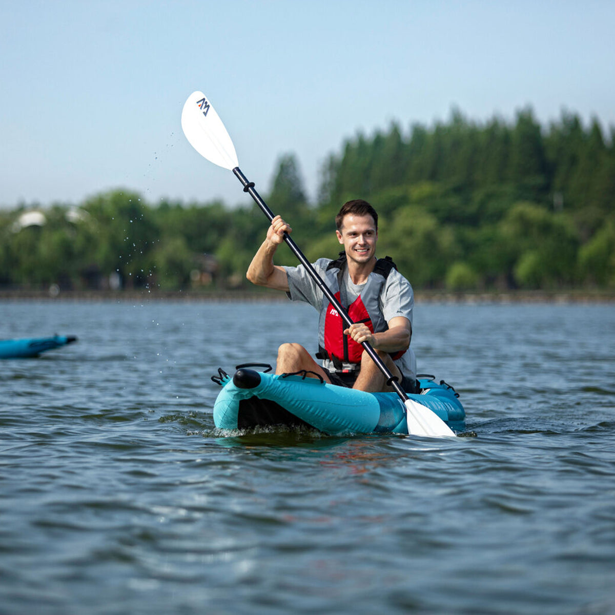 Aqua Marina Betta 13'6" Tandem Recreational Inflatable Kayak, Lightweight