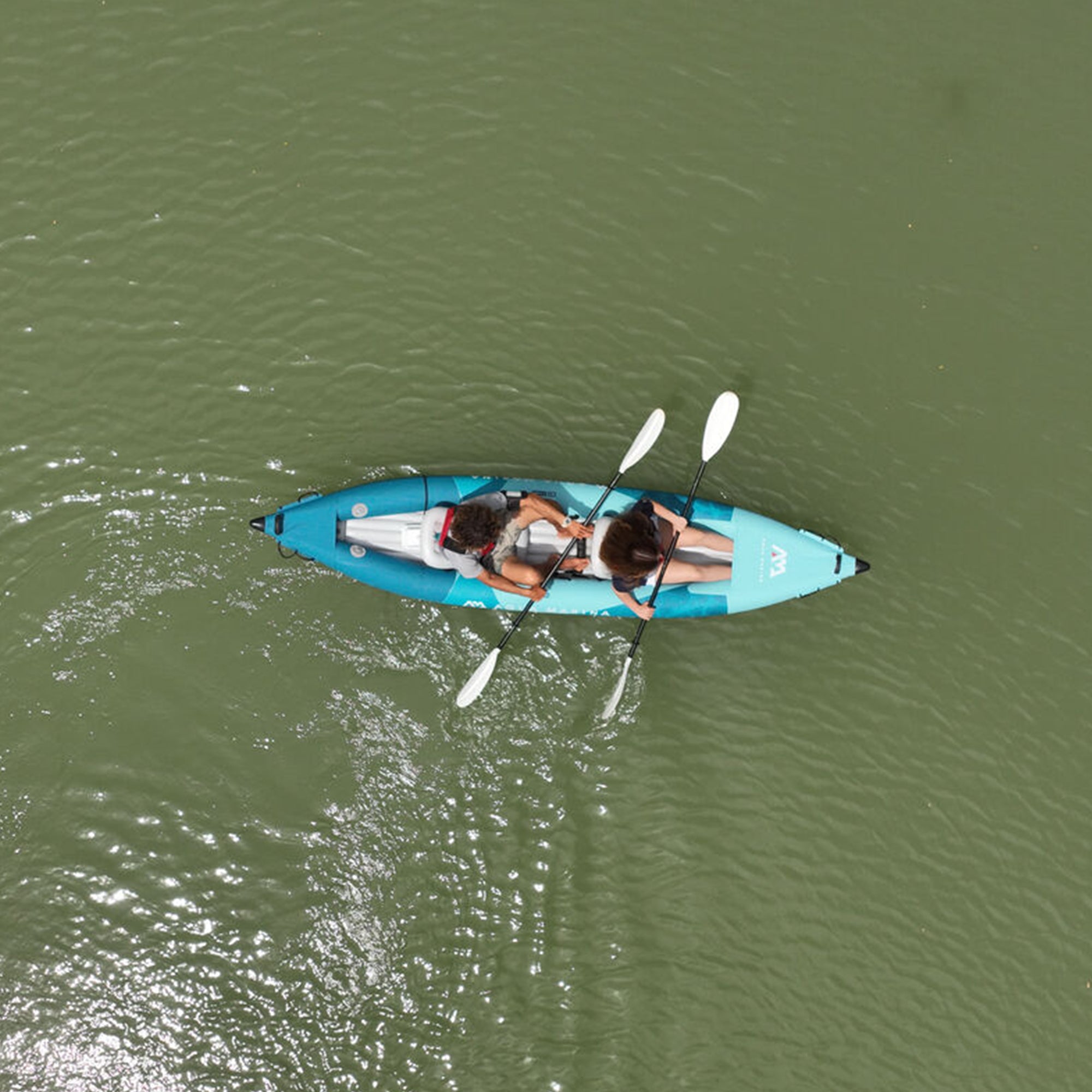 Aqua Marina Betta 13'6" Tandem Recreational Inflatable Kayak, Lightweight