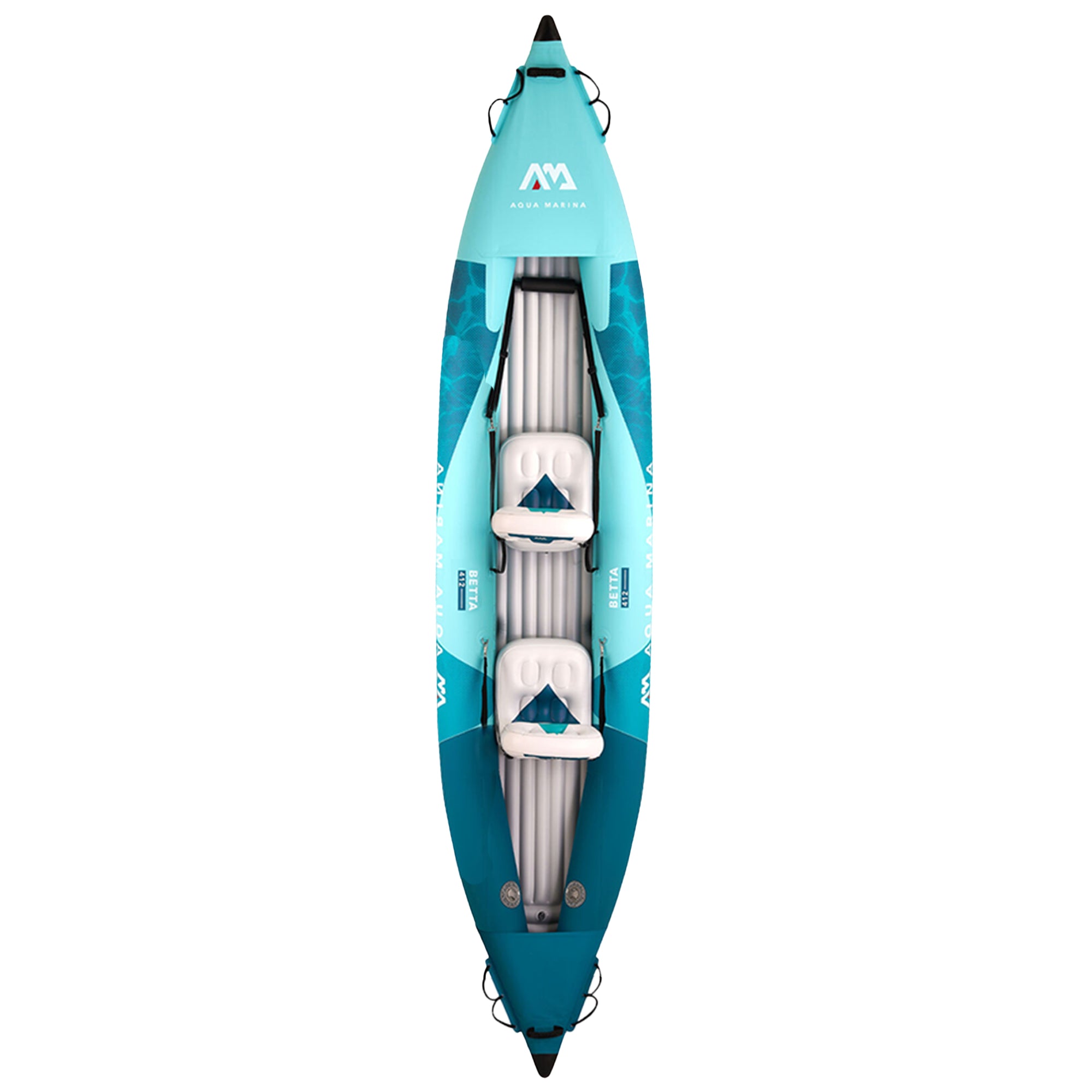 Aqua Marina Betta 13'6" Tandem Recreational Inflatable Kayak, Lightweight