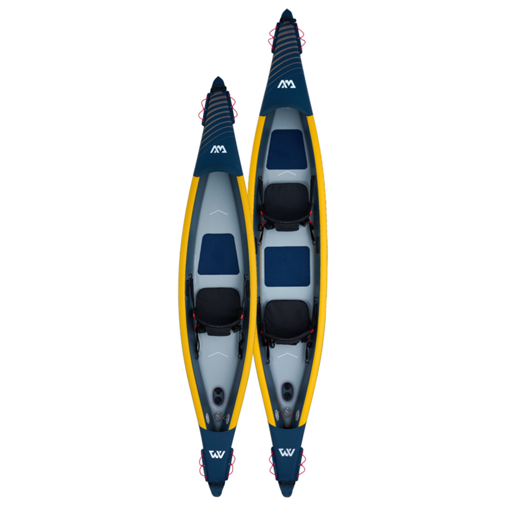 Aqua Marina 14'5'' 2 Person Inflatable Recreational Kayak w/ Accessories - VMInnovations