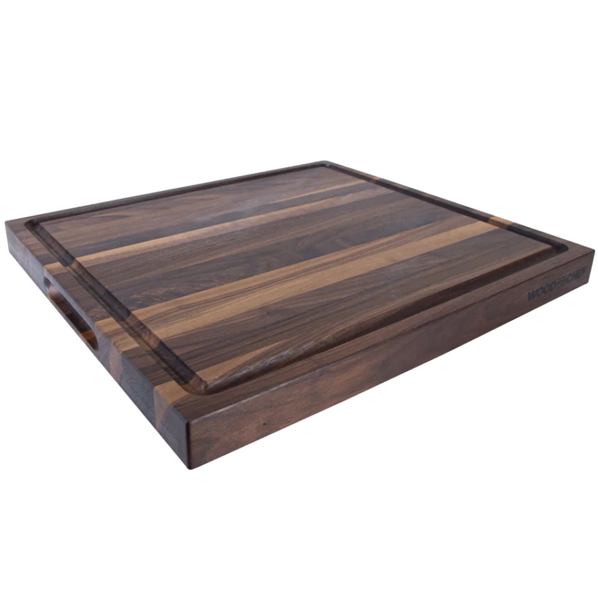 WoodForChef 24-Inch Classic Walnut Reversible Cutting Board with Juice Groove