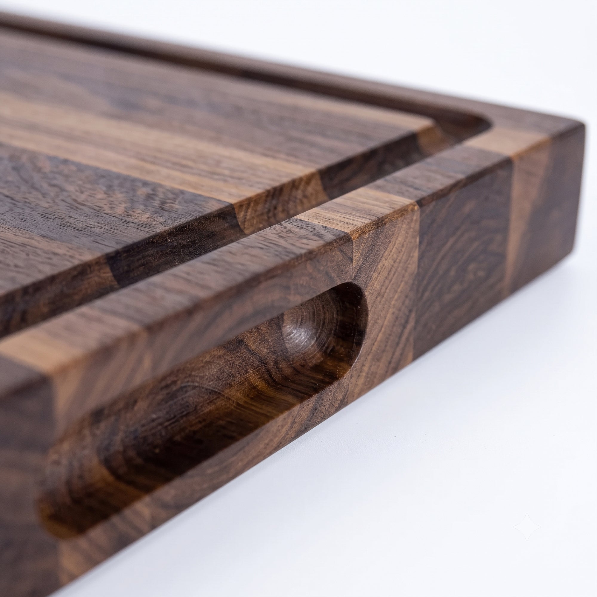 WoodForChef 20-Inch Classic Walnut Reversible Cutting Board with Juice Groove