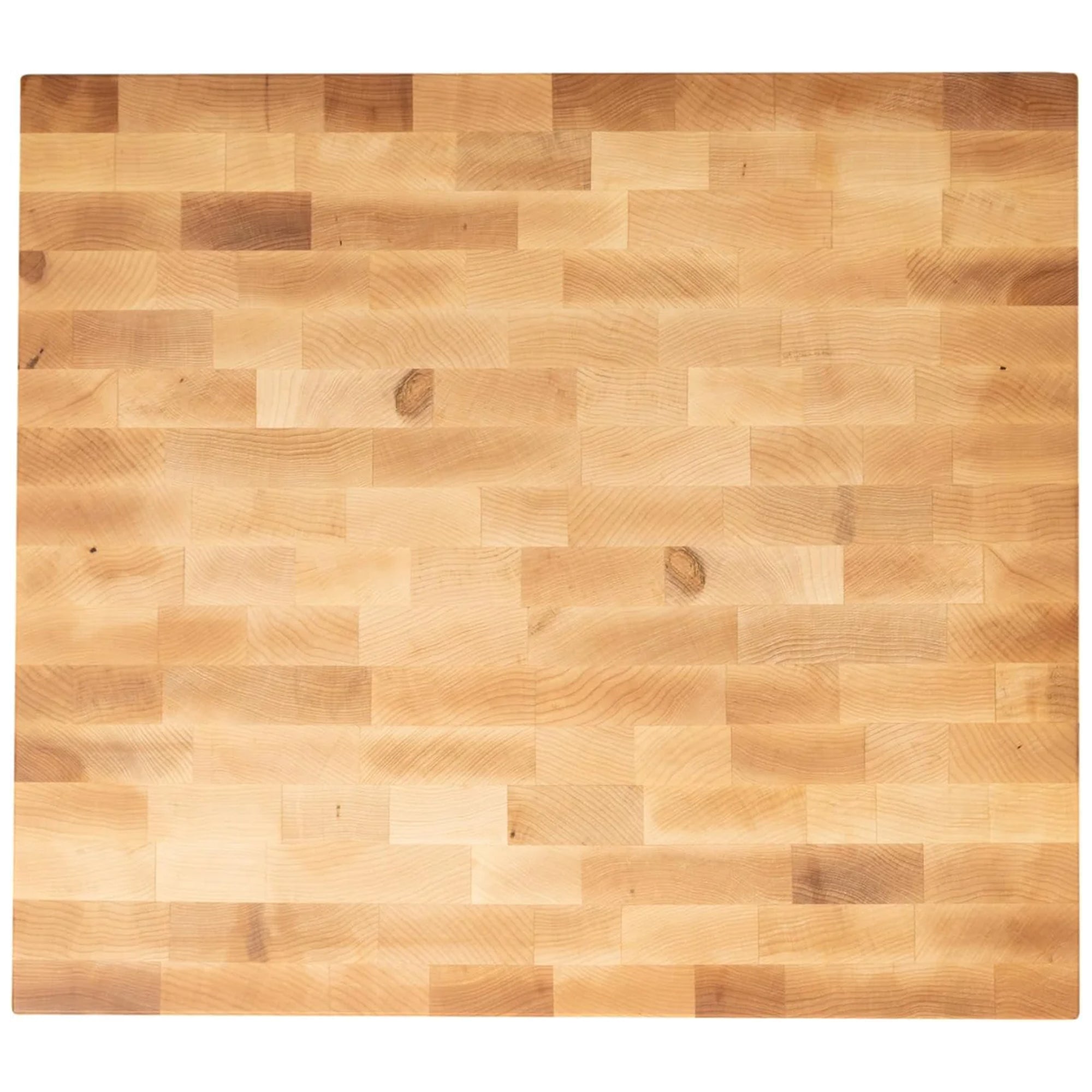 WoodForChef Heritage Maple End Grain Cutting Board with Feet and Mineral Oil