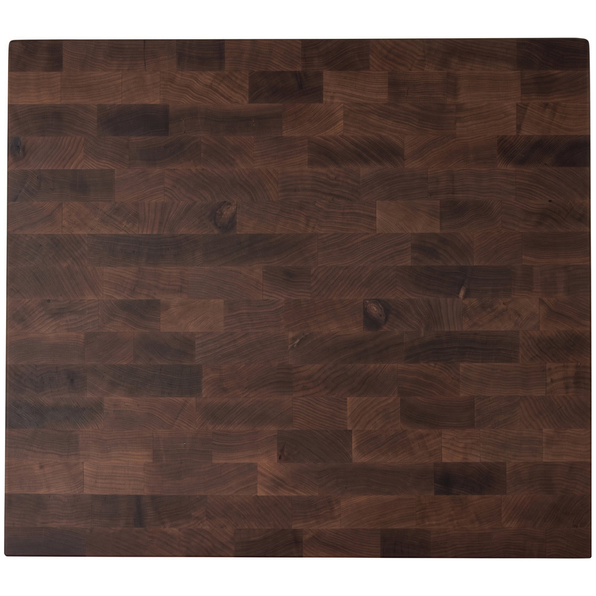 WoodForChef Heritage Walnut End Grain Cutting Board with Feet and Mineral Oil