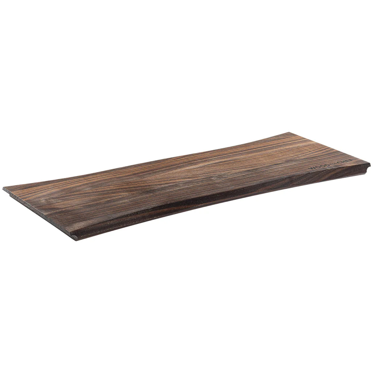 WoodForChef Walnut Live Edge Hardwood Charcuterie Board, 24 x 9 Inches