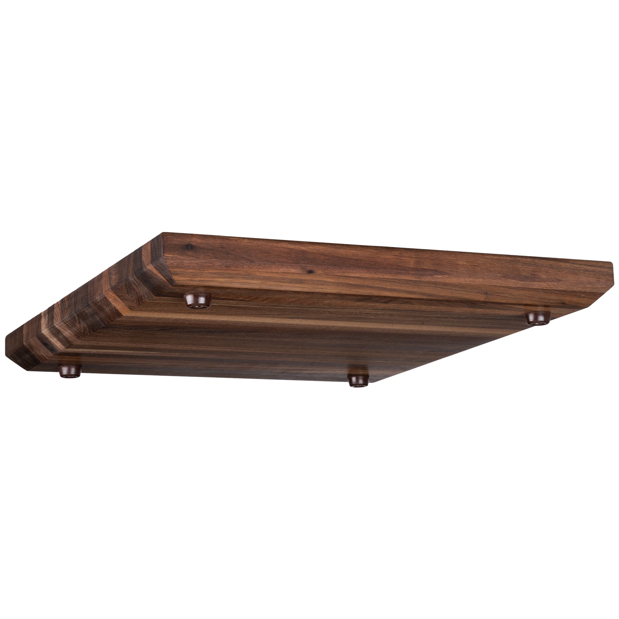 WoodForChef Alto Walnut Wood Cutting Board with Non-Slip Feet, 18" x 16" x 1.5"