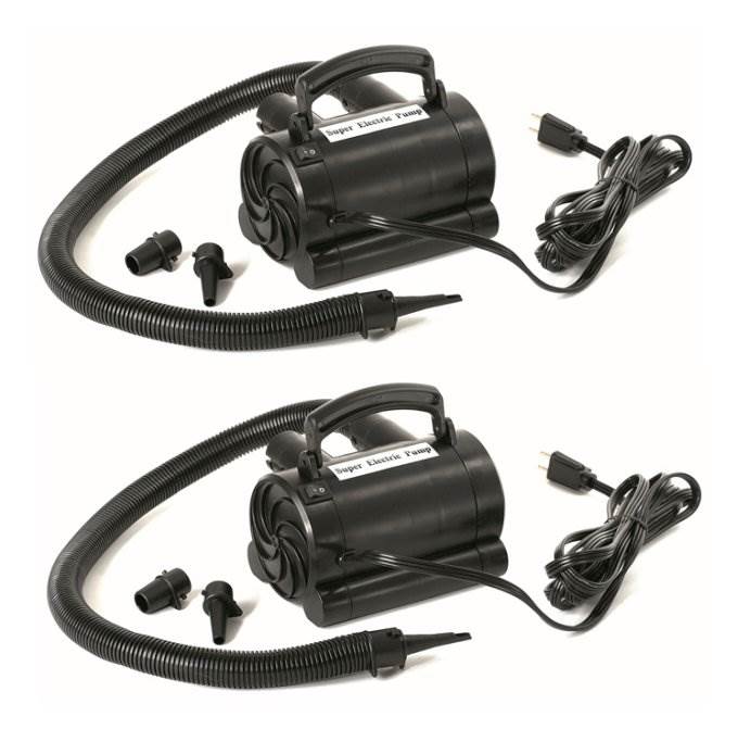 Swimline 9095 Electric Swimming Pool Inflatable Toy Air Pump 110V (2 Pack)