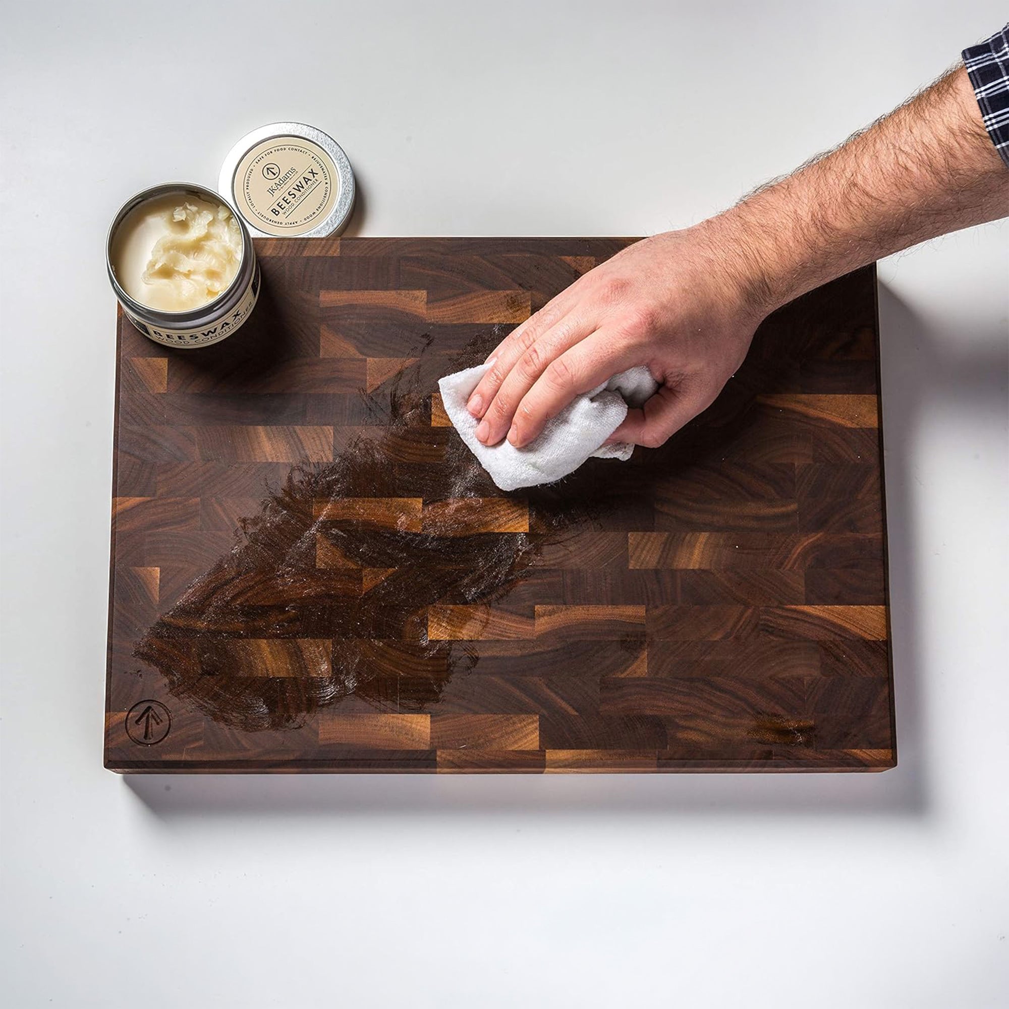 J.K. Adams Bees Wax Conditioner for Cutting Boards and Butcher Block Countertops