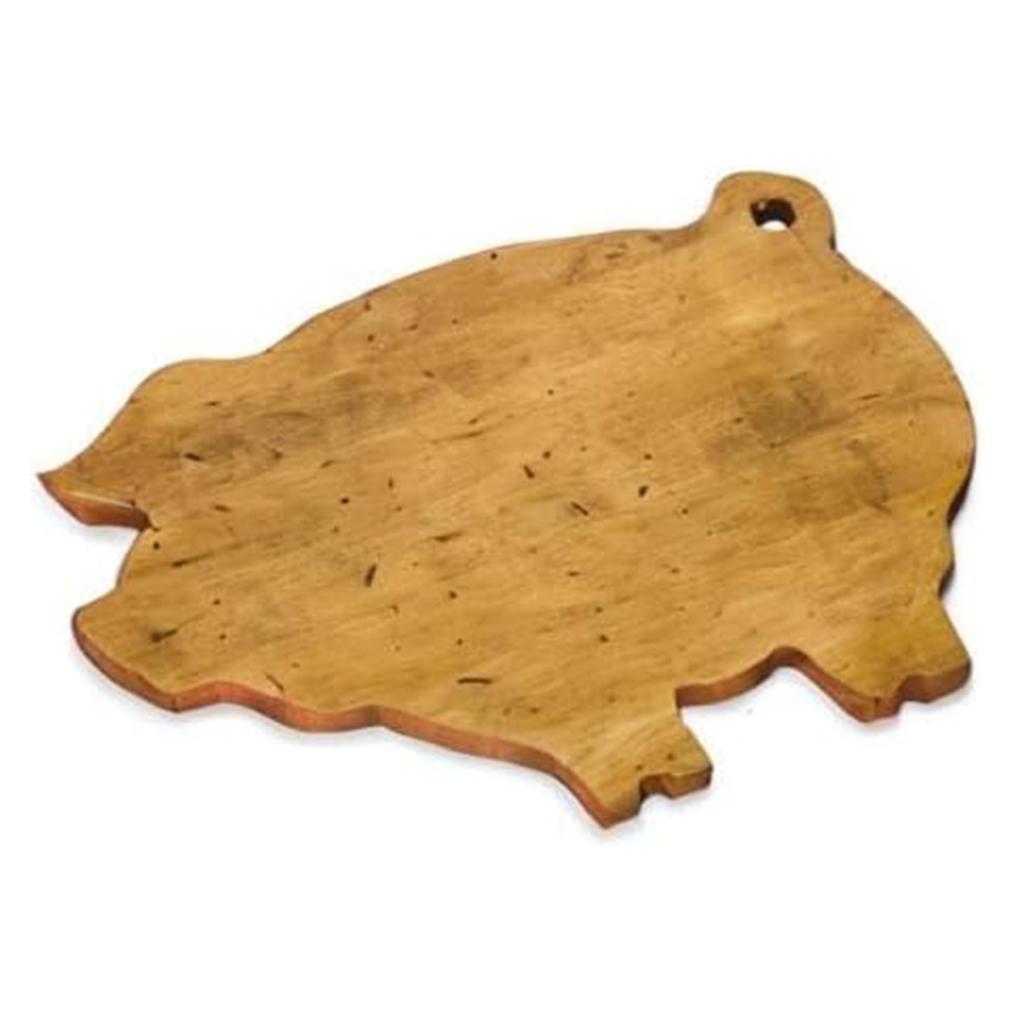 J.K. Adams Pig-Shaped Cutting Board for Cheese and Charcuterie, Maple, 10" x 12" - VMInnovations