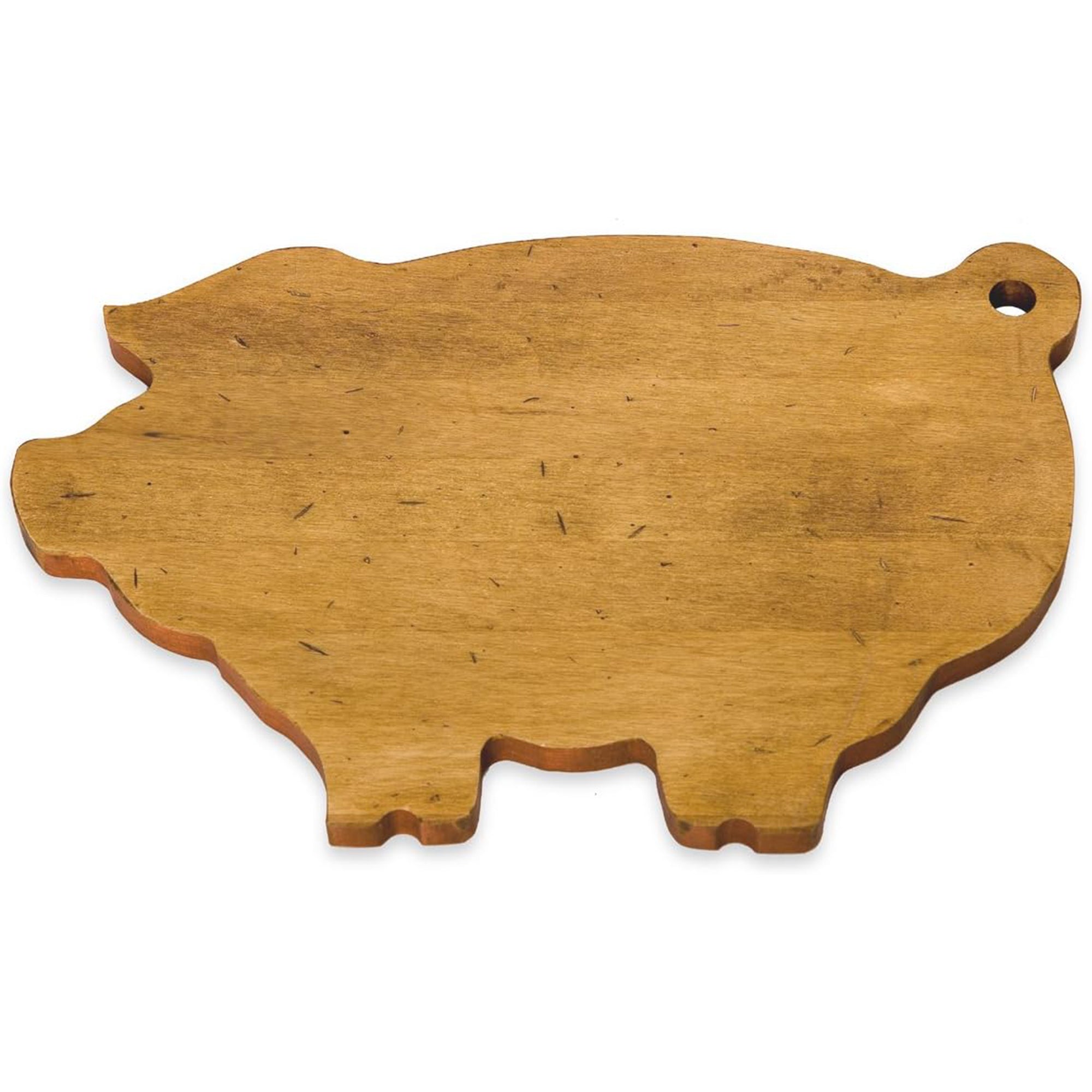 J.K. Adams Pig-Shaped Cutting Board for Cheese and Charcuterie, Maple, 10" x 12" - VMInnovations