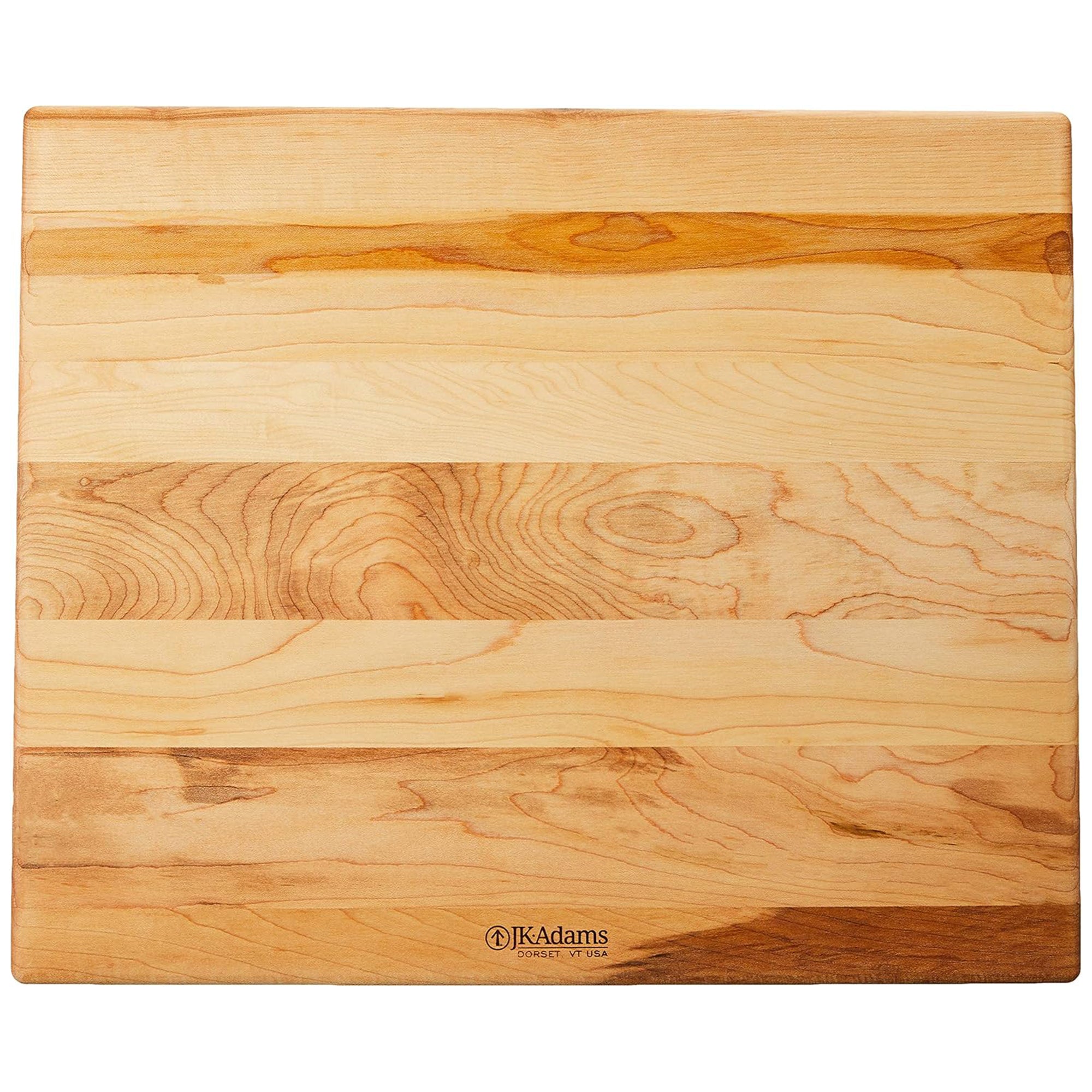 J.K. Adams 17" x 14" Wooden Kitchen Cutting Board, Rectangular Chopping Block - VMInnovations