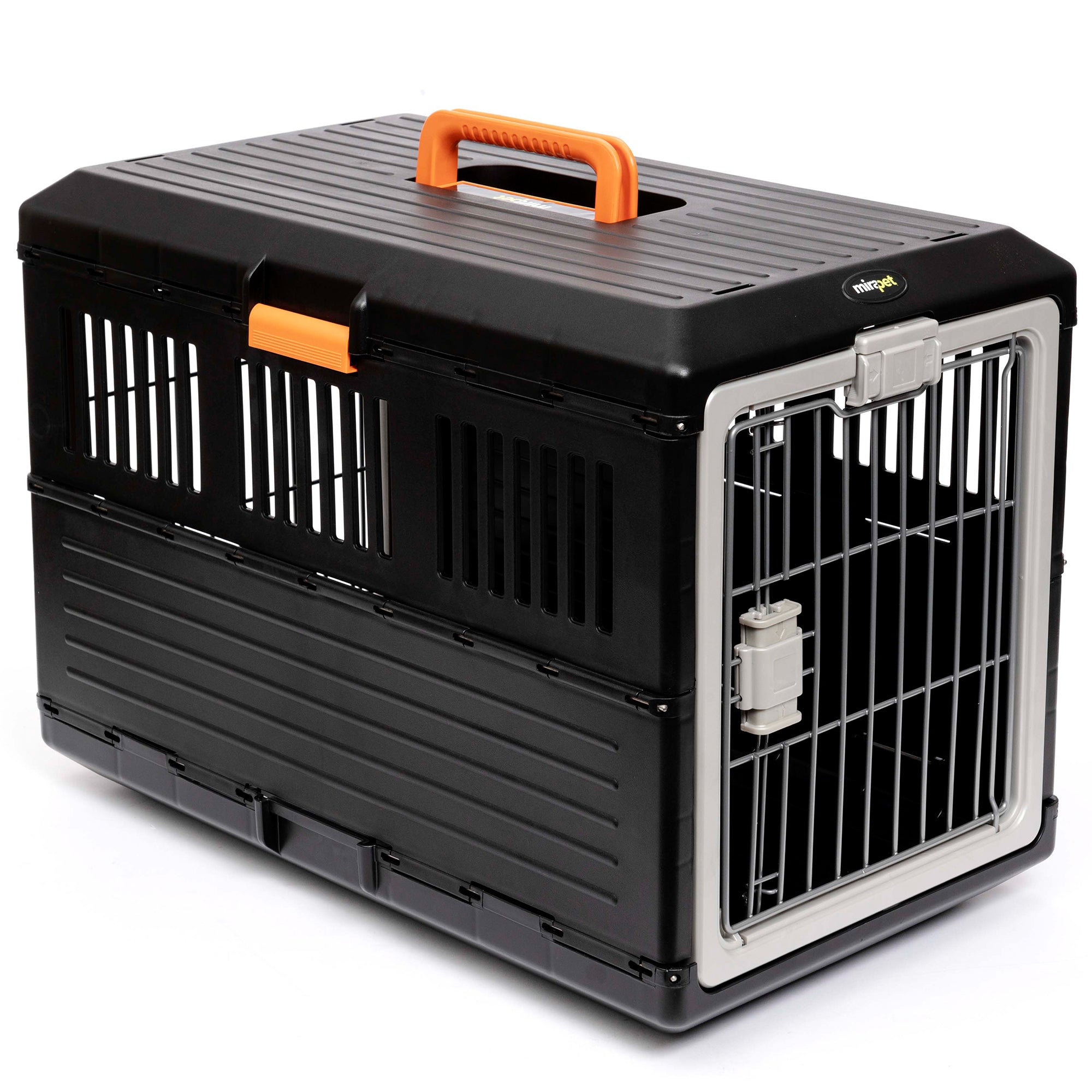 Mirapet Pet Carrier, Collapsible Crate for Large Dogs or Cats, 26", (Open Box)