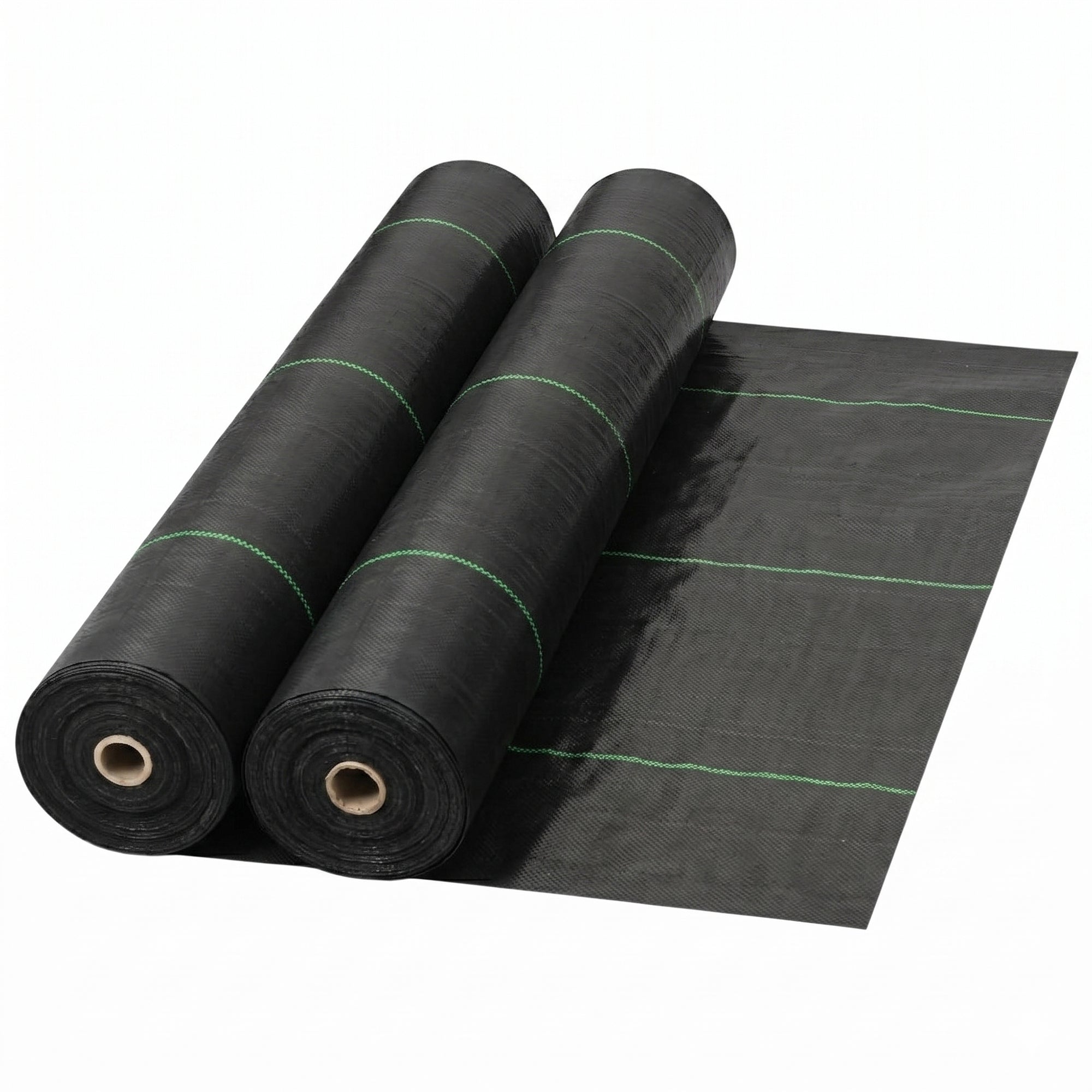 DeWitt 2 Pack Earthmat Woven 4' x 100' Ground Cover, Weed Control Garden Mat