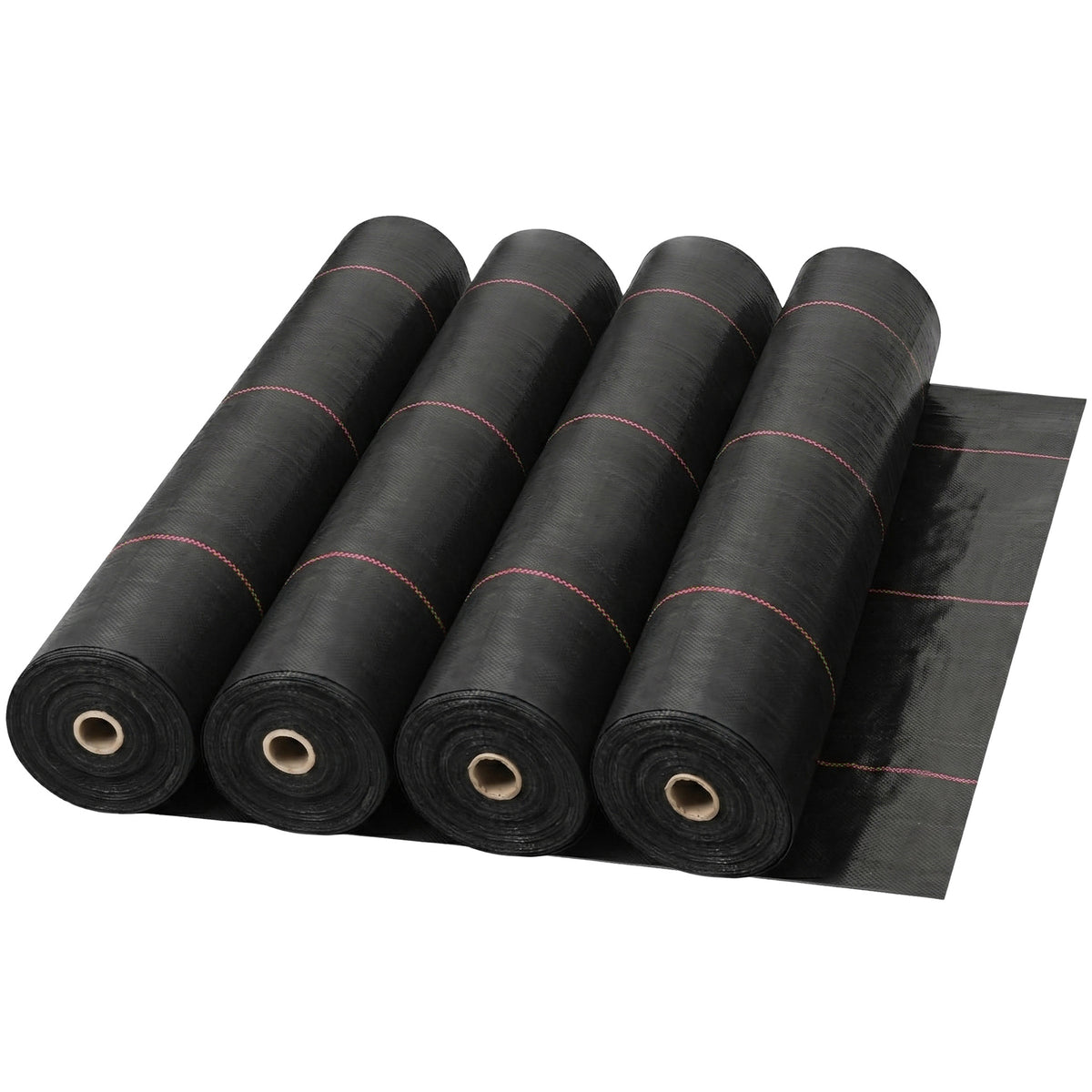 DeWitt UltraWeb 3000 4' x 100' Woven Landscape Fabric Cover Weed Barrier, 4 Pack