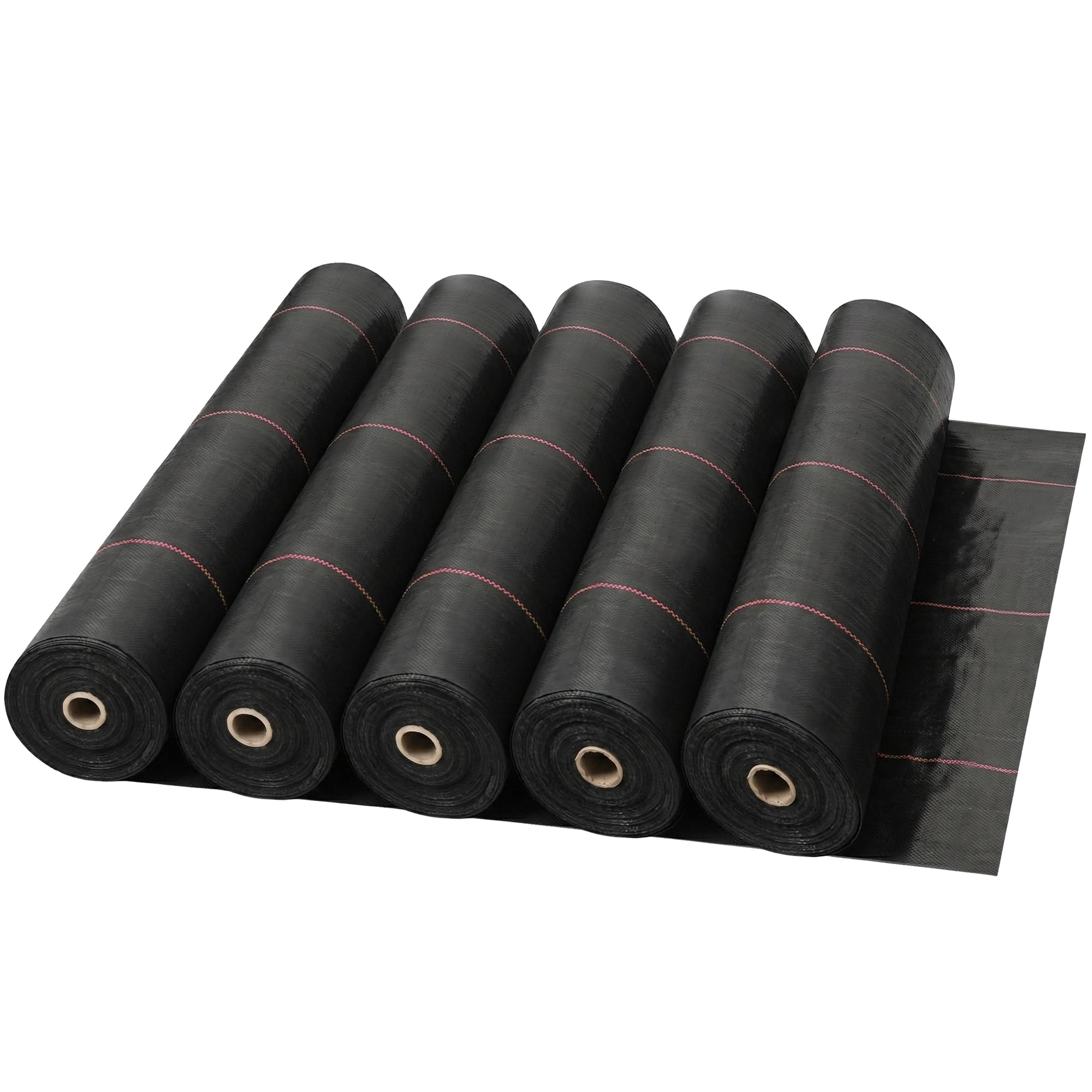 DeWitt UltraWeb 3000 4' x 300' Woven Landscape Fabric Cover Weed Barrier, 5 Pack