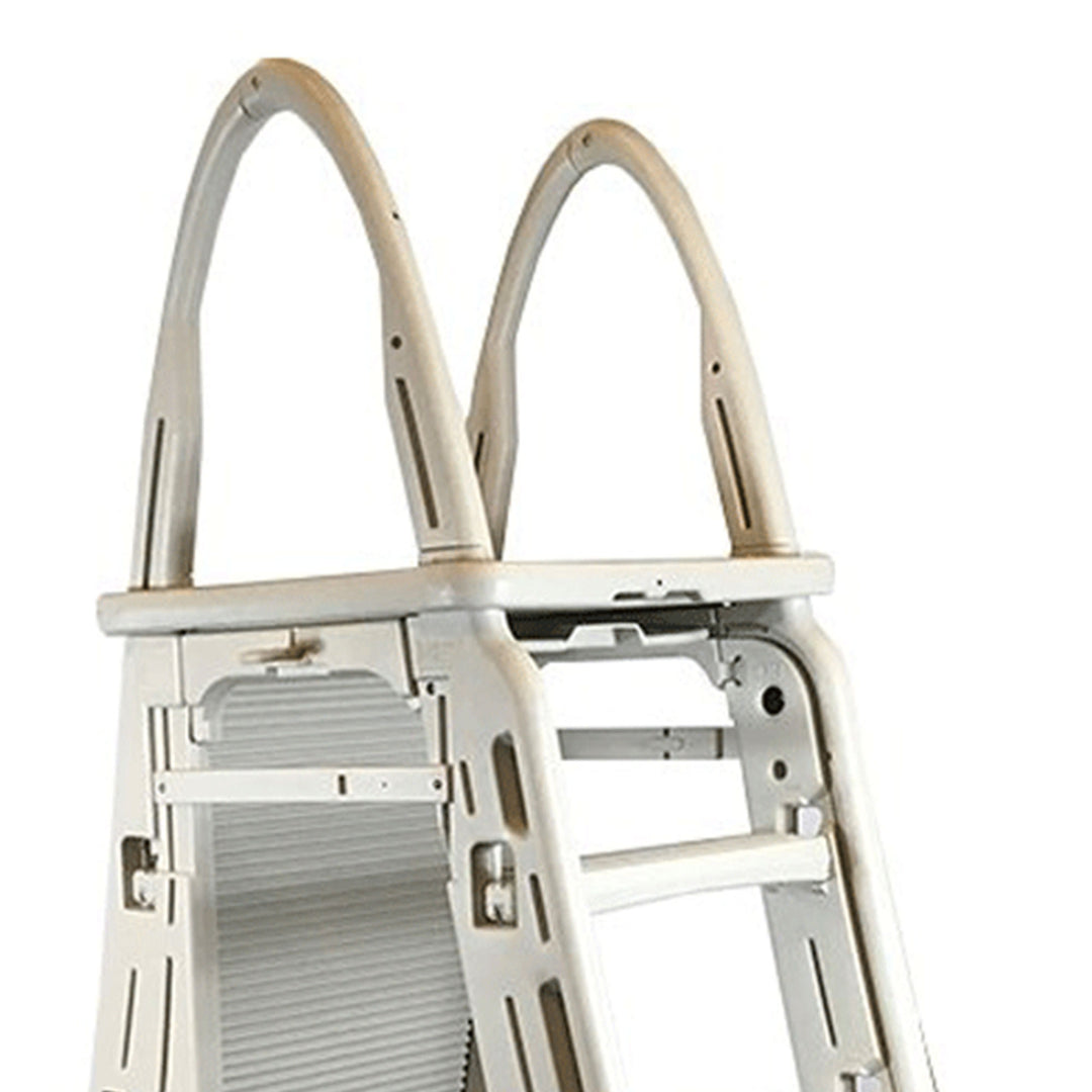 Confer Plastics A-Frame Pool Ladder & Hydrotools by Swimline 9"x24" Ladder Mat - VMInnovations