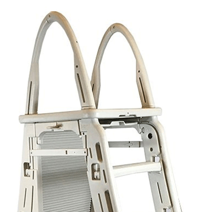 Confer Plastics A-Frame Pool Ladder & Hydrotools by Swimline 9"x24" Ladder Mat - VMInnovations